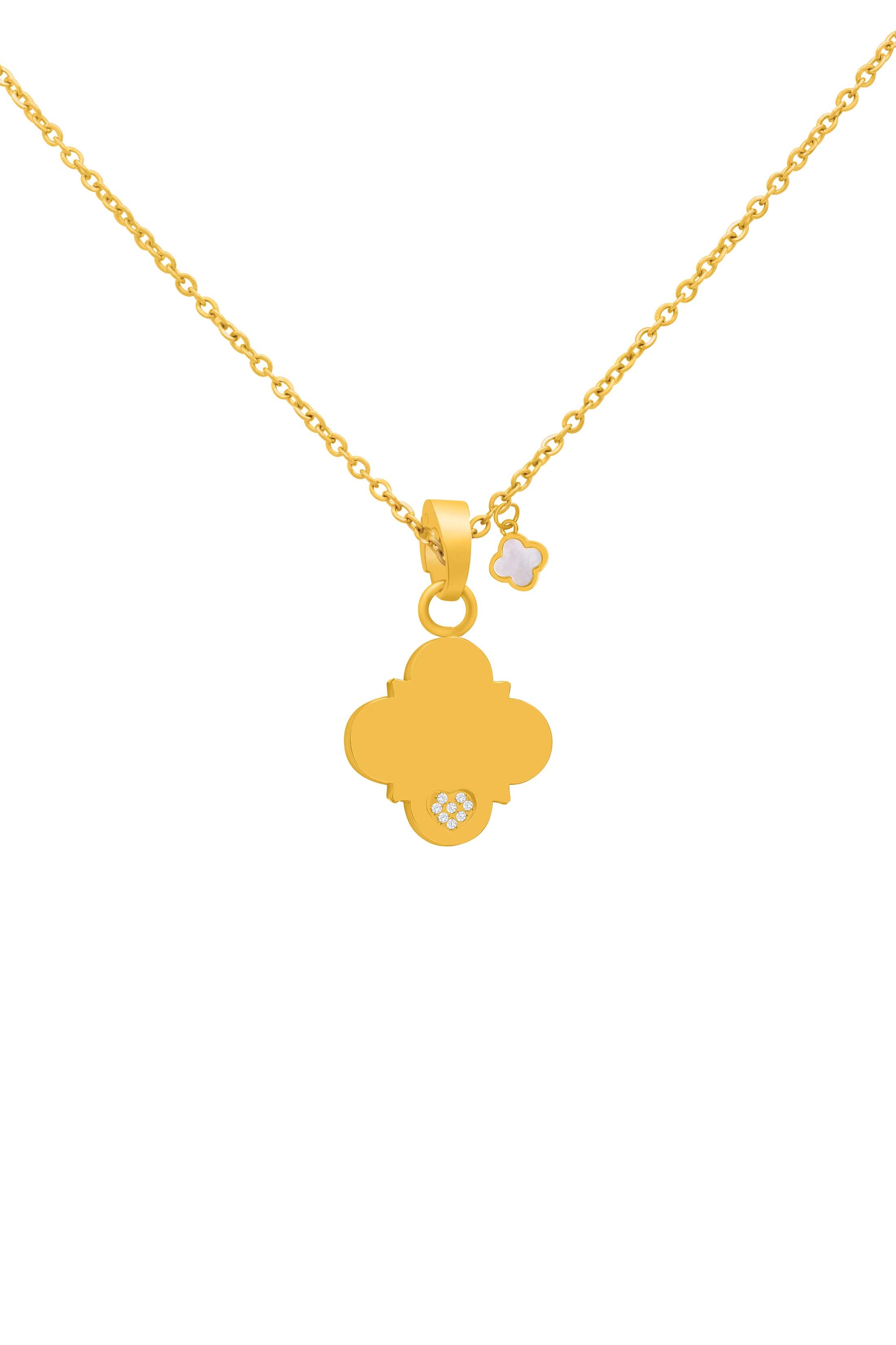 Carisma Heart Engravable Emblem Necklace