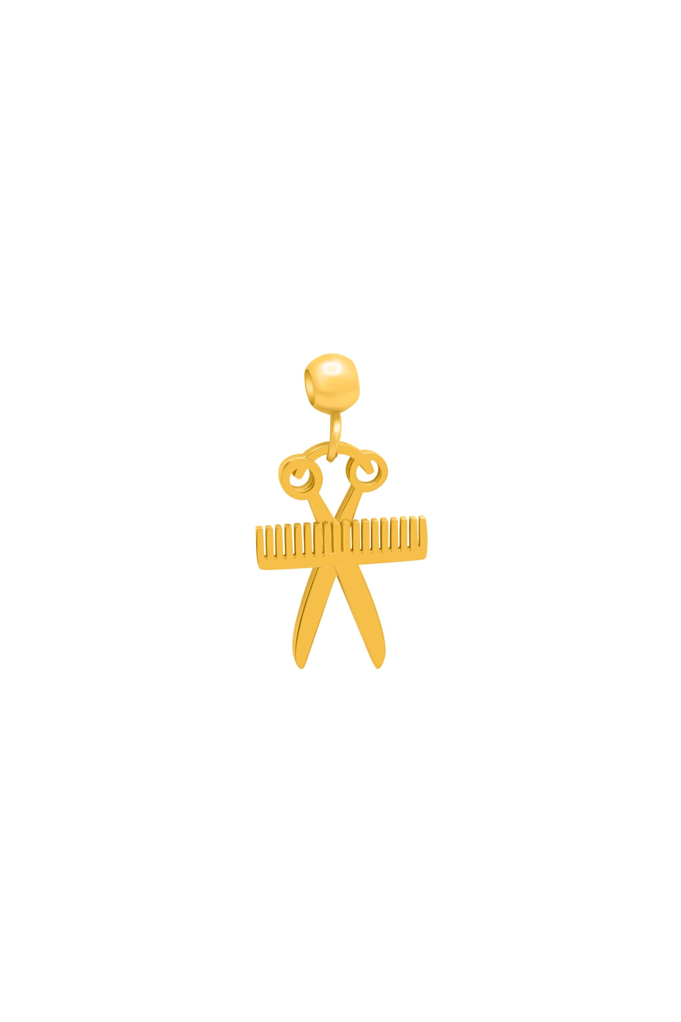 Hairstylist Toggle Charm Pendant