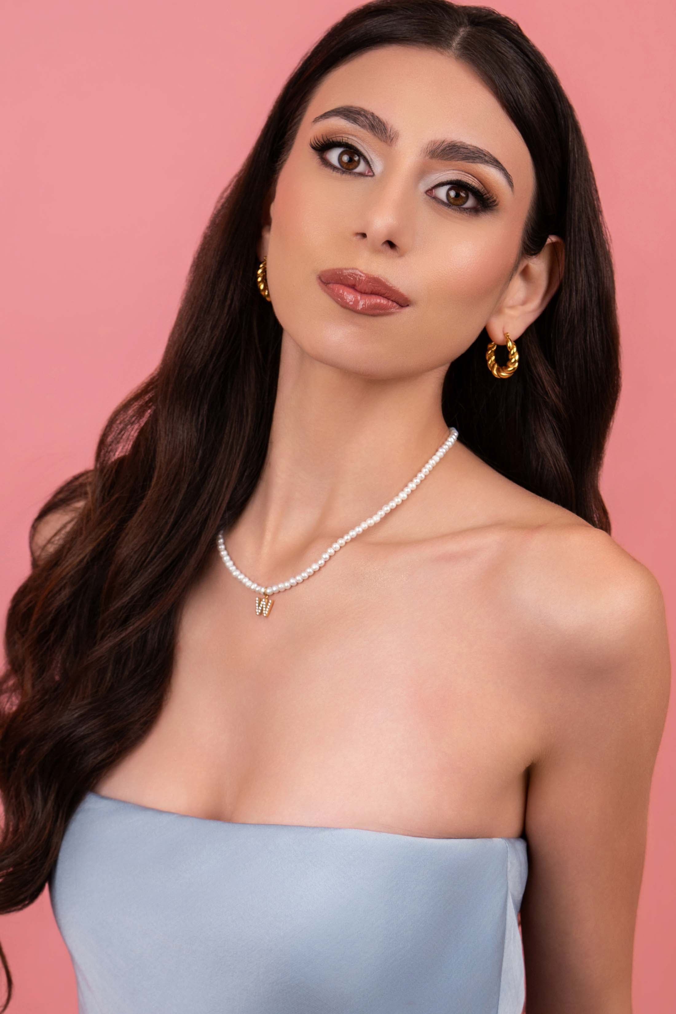 Initial Freshwater Pearl Necklace