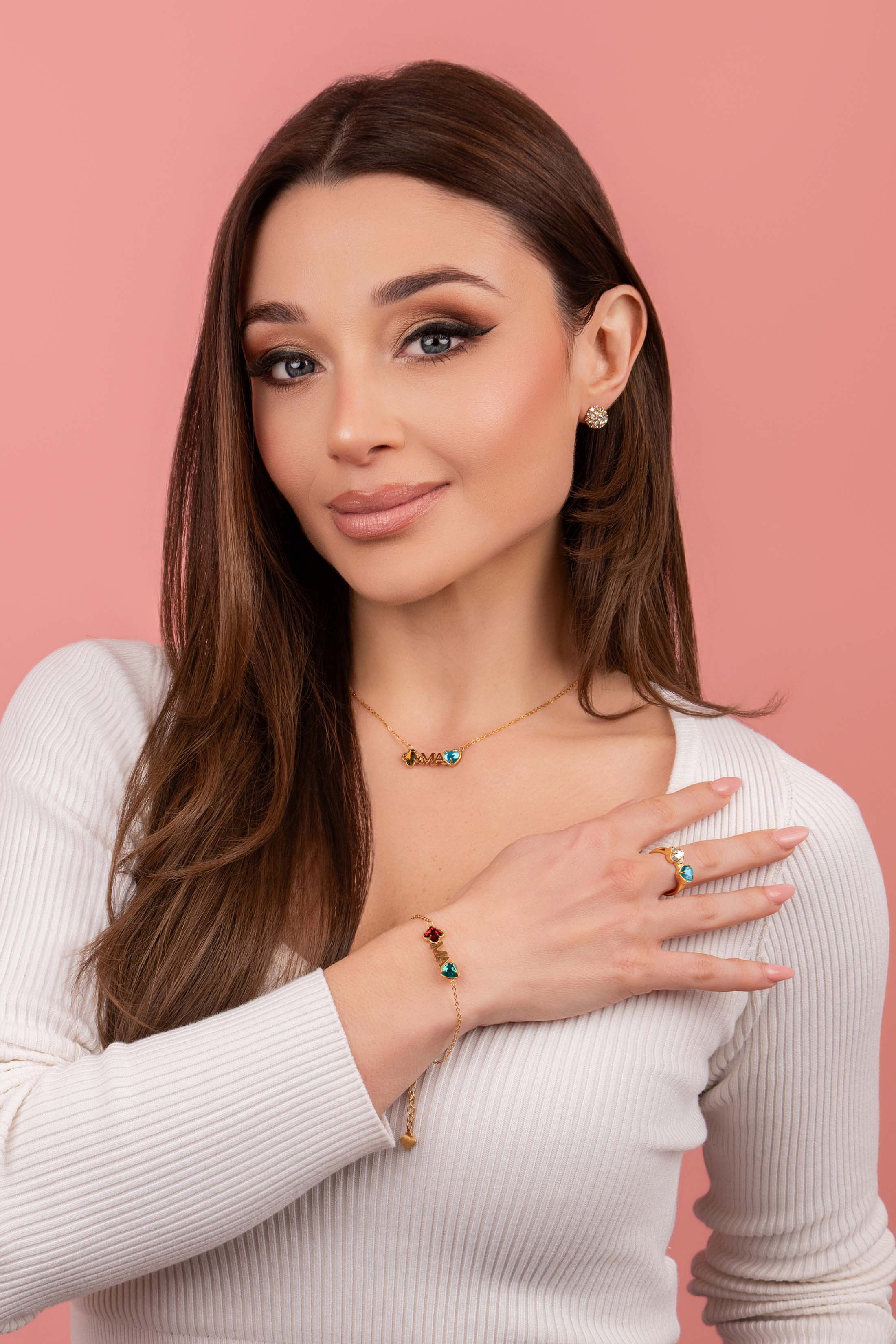 Made for "Ma" Birthstone Bracelet