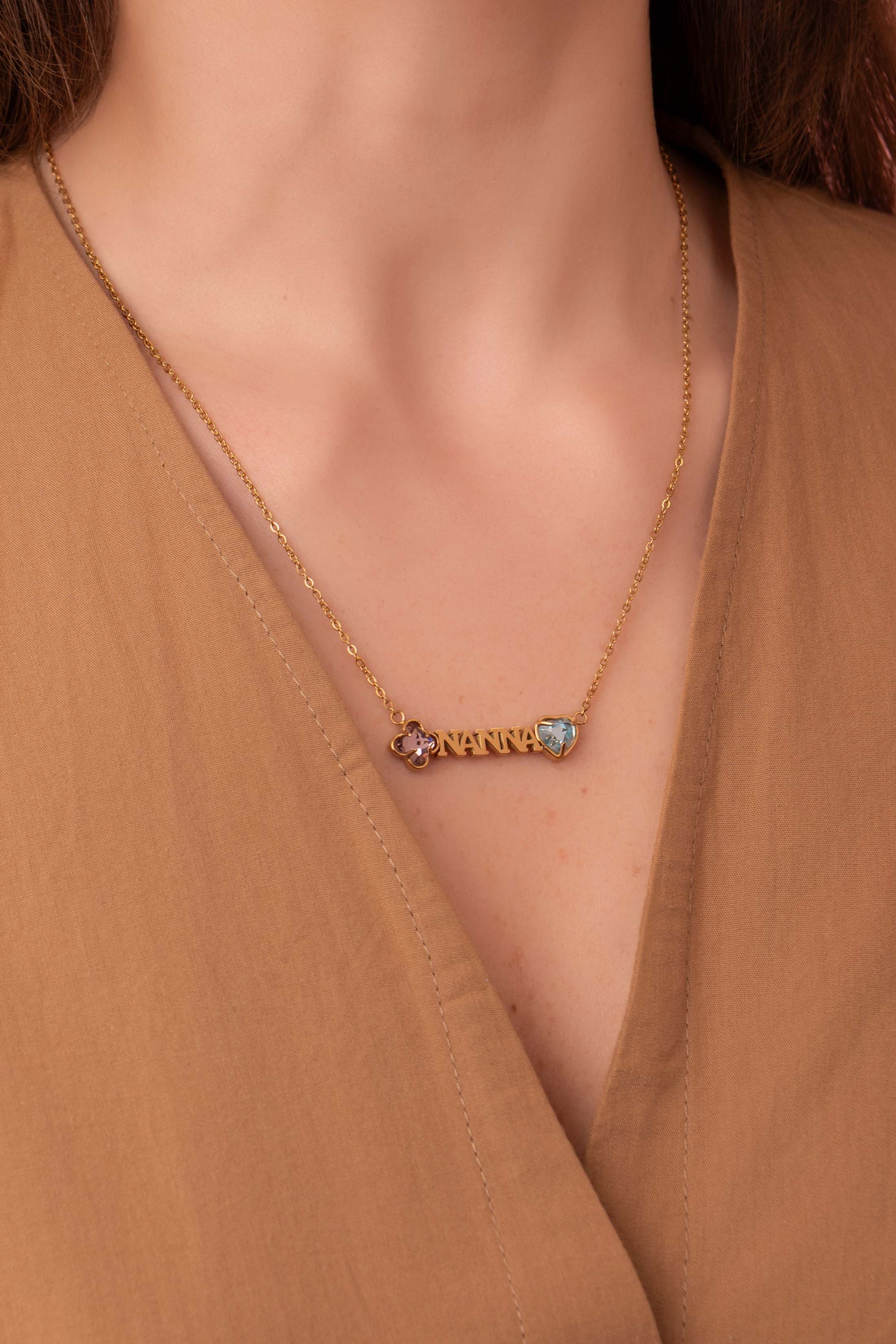 Made for "Nanna" Birthstone Necklace