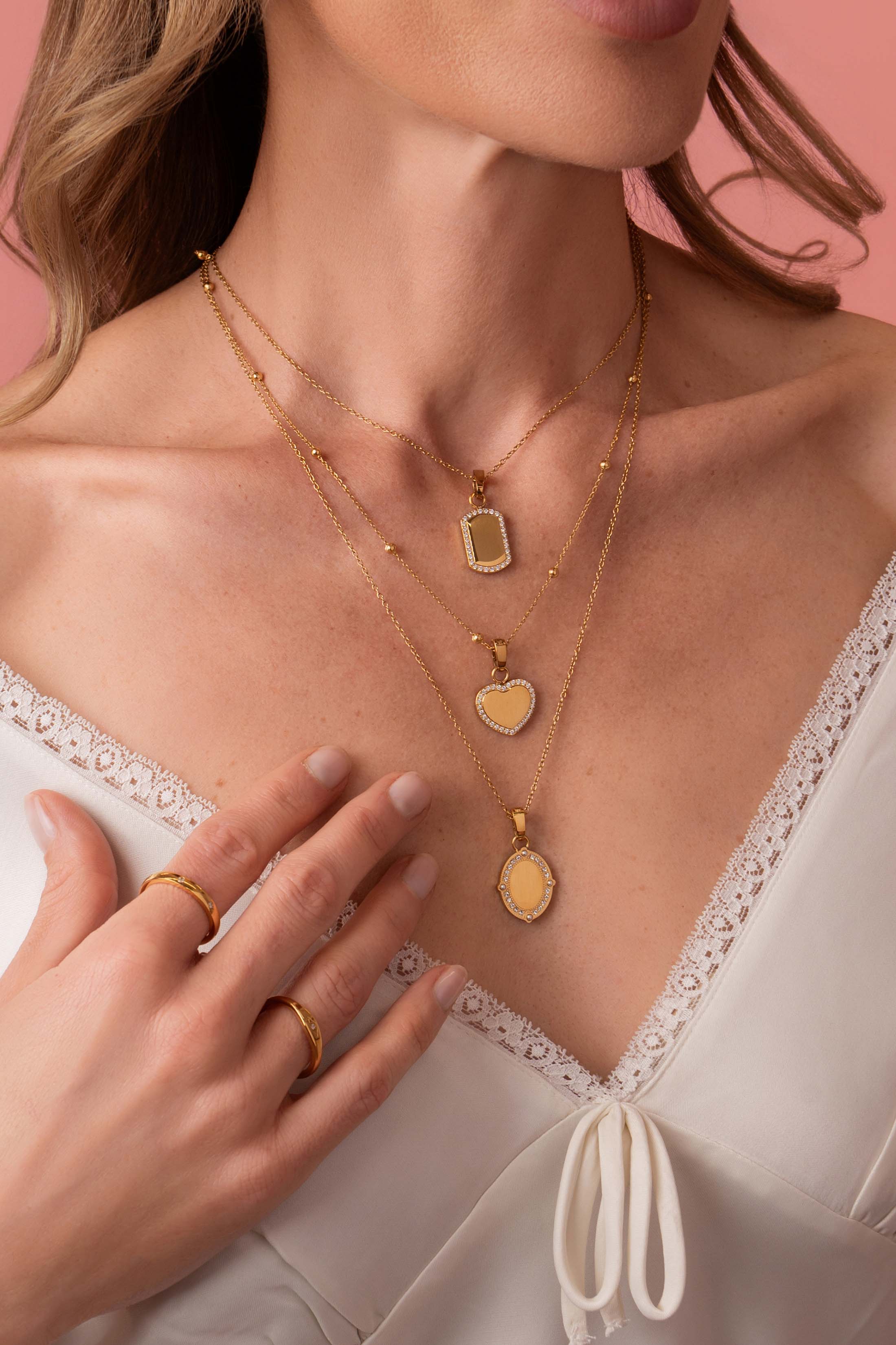 Halo Tag Engravable Pendant