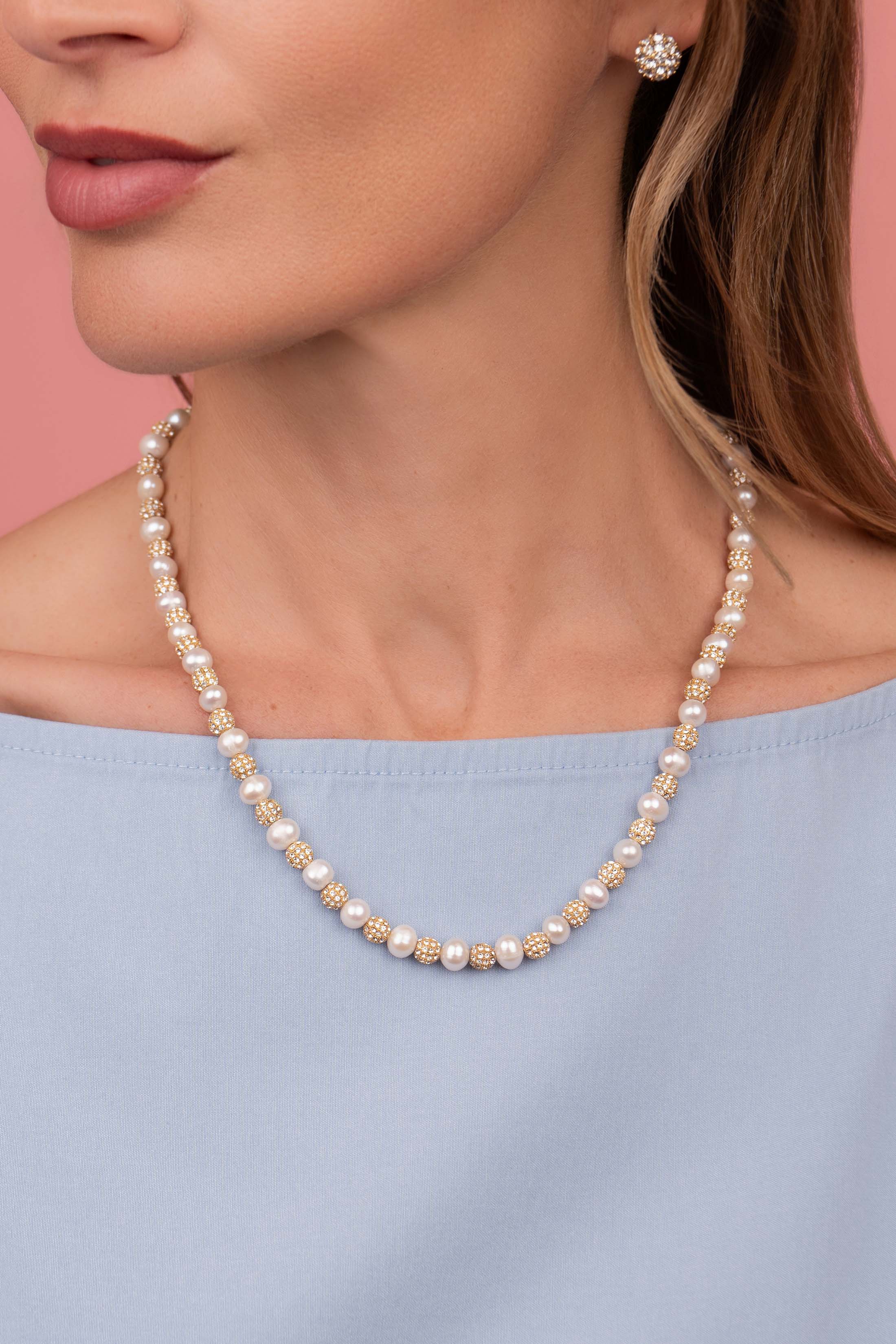 Pearl Radiance Necklace & Bracelet Gift Set