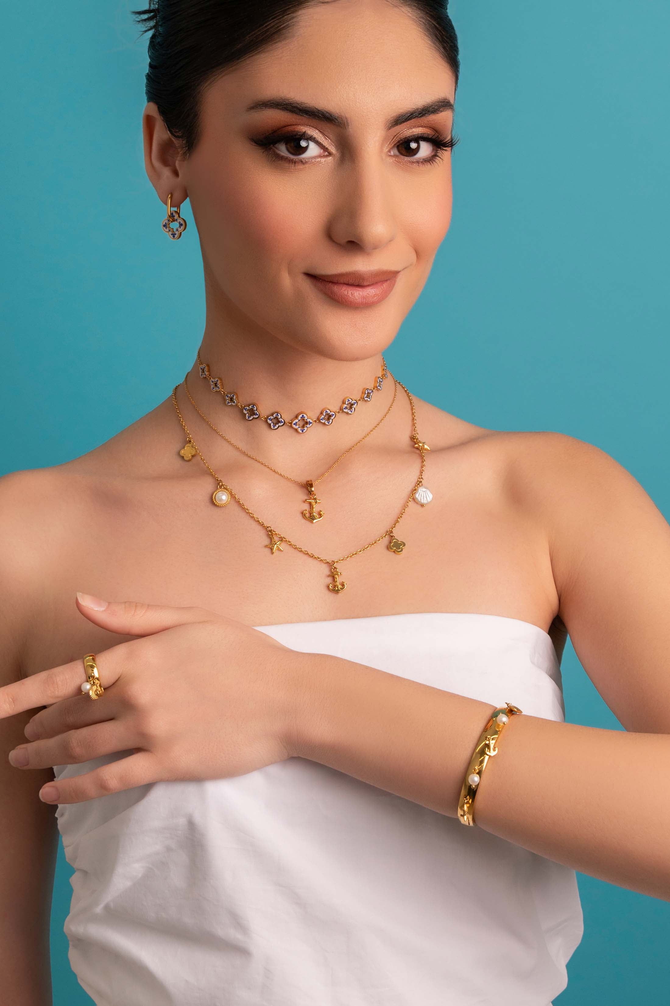 Ocean’s Charms Bangle