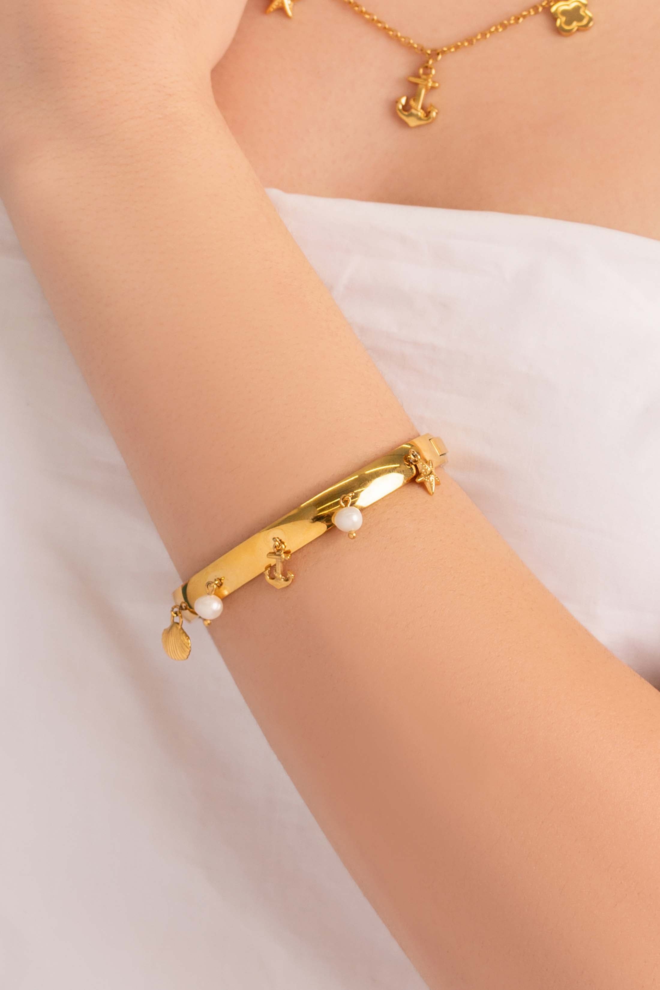 Ocean’s Charms Bangle