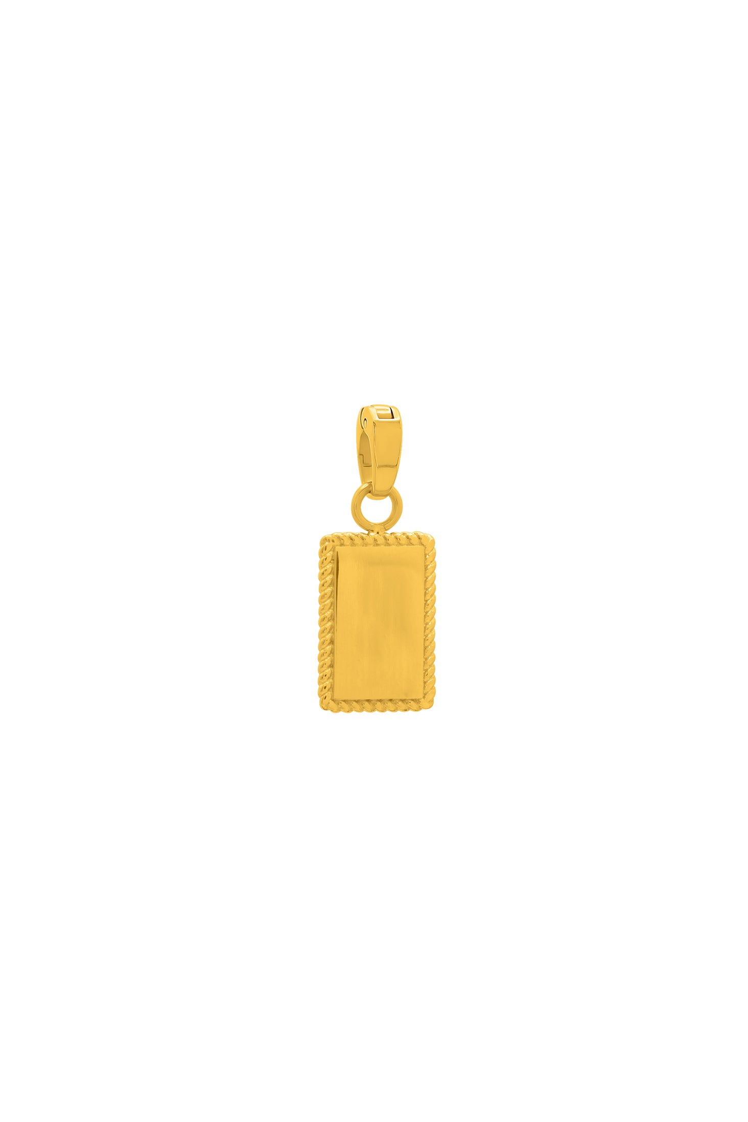 Engravable Rope Pendant