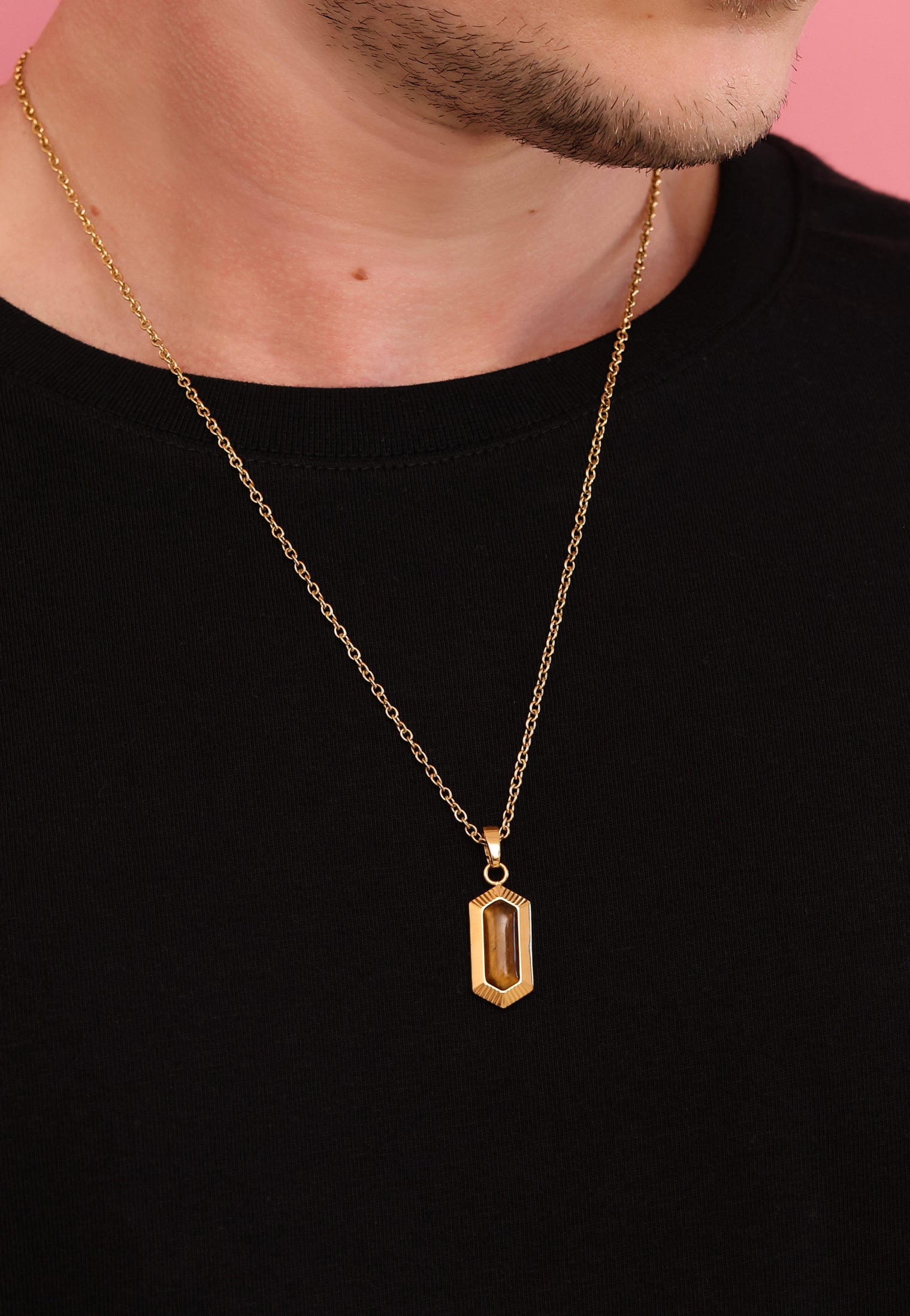 Tiger Eye Stone Pendant