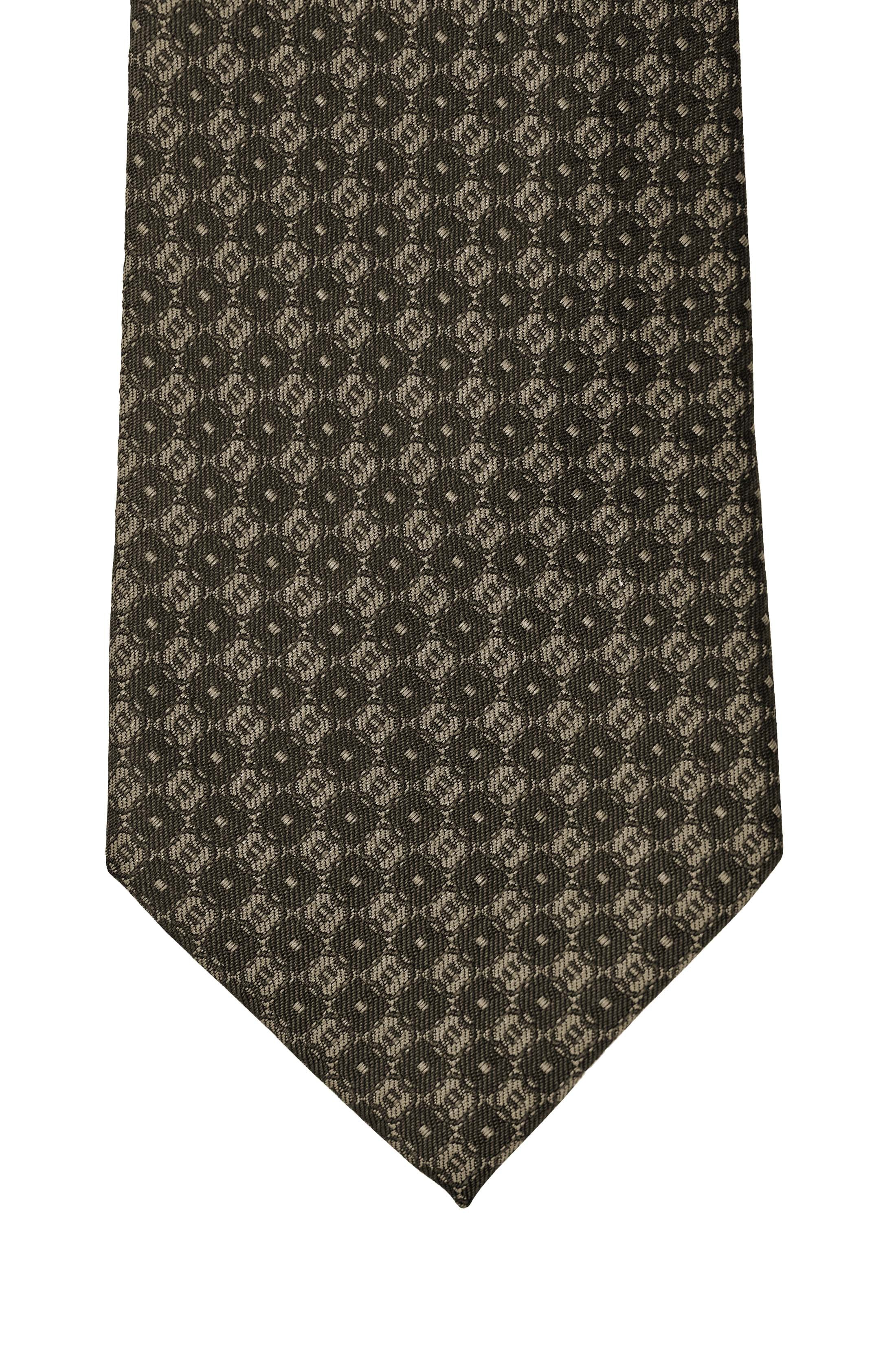 Carisma Black Signature Tie & Pocket Square & Oliver&
