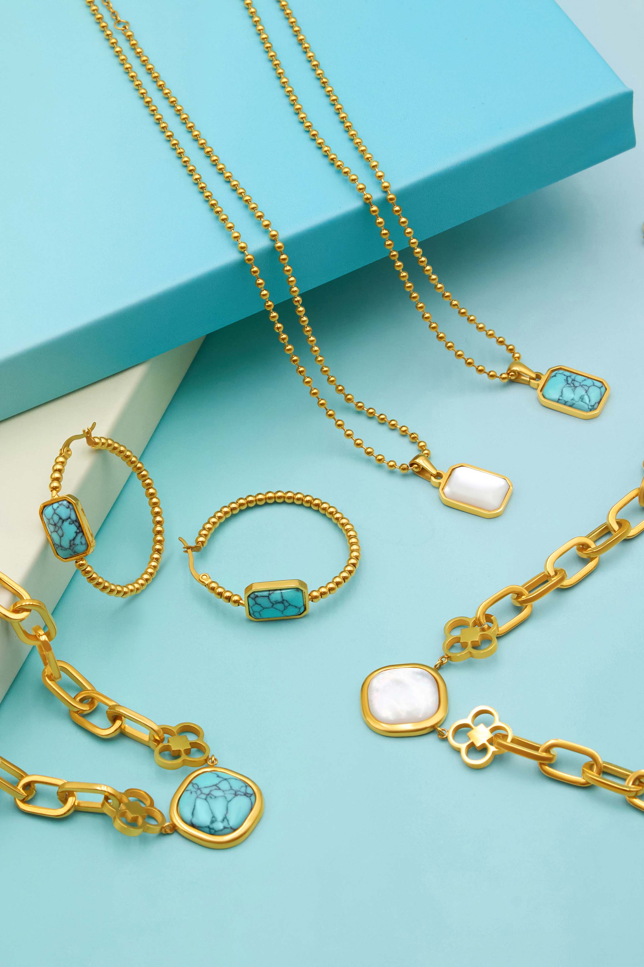 Turquoise Atlas Talisman Choker