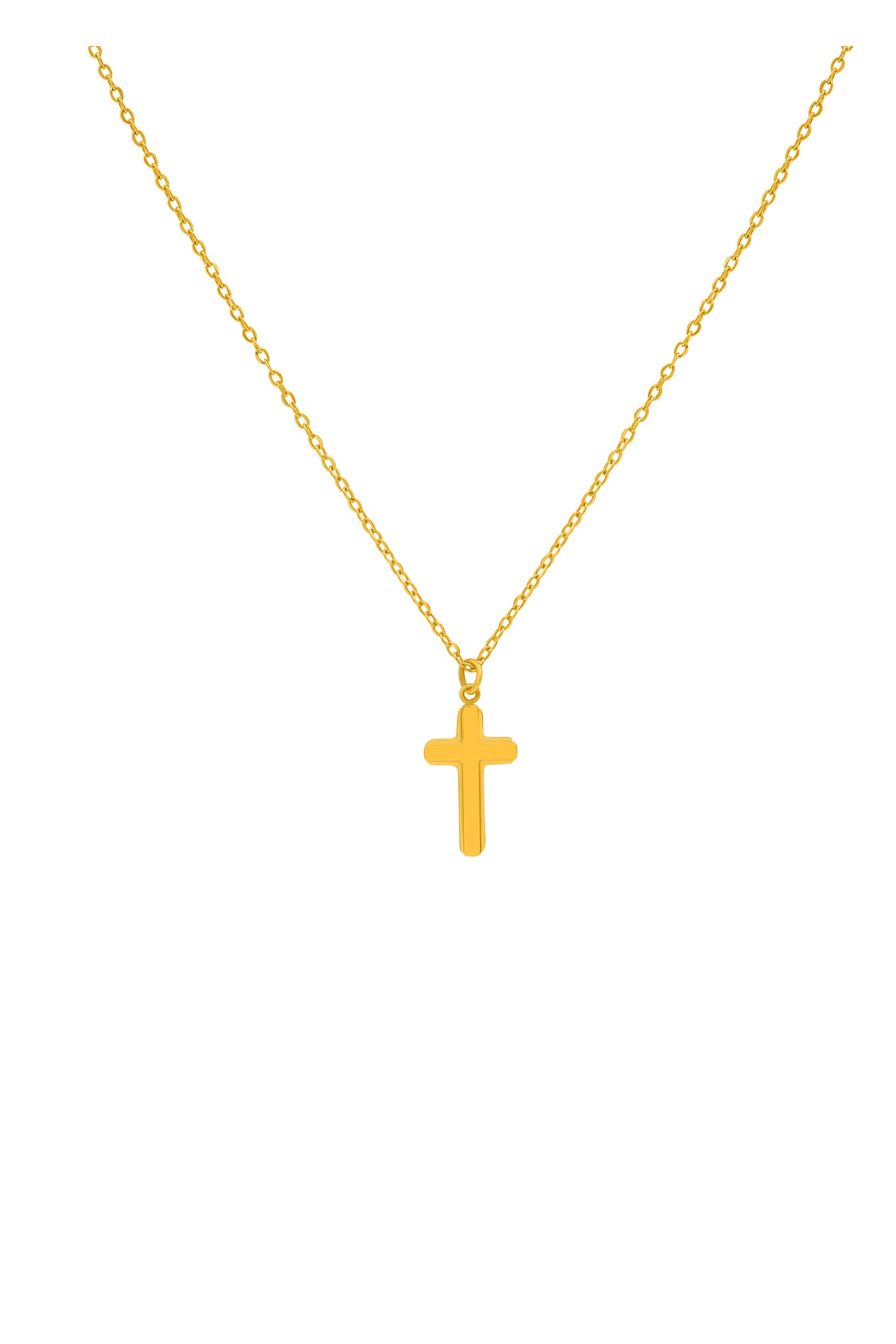 Cross Gold Necklace