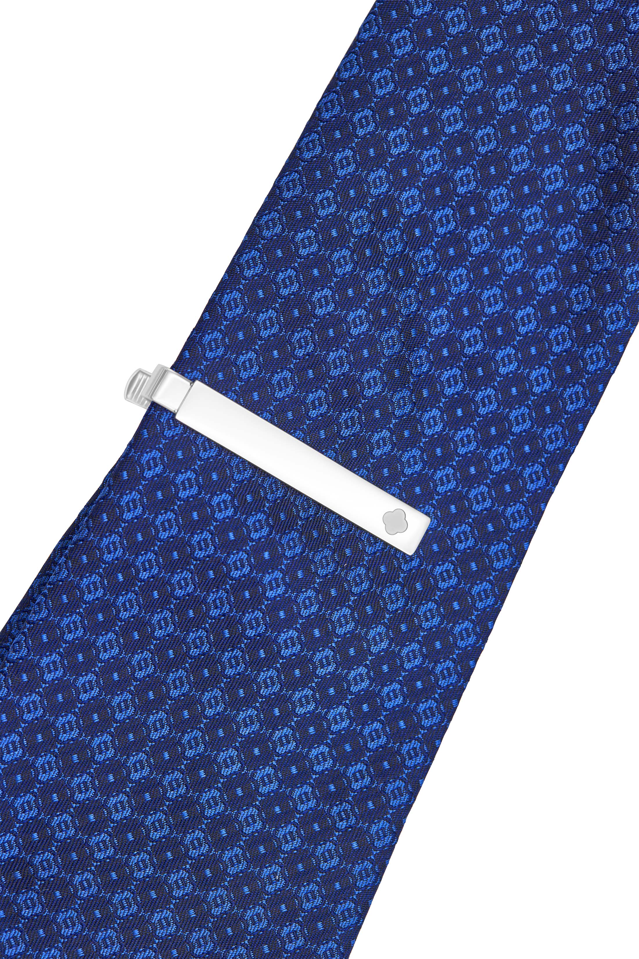 Silver Carisma Crest Tie Clip