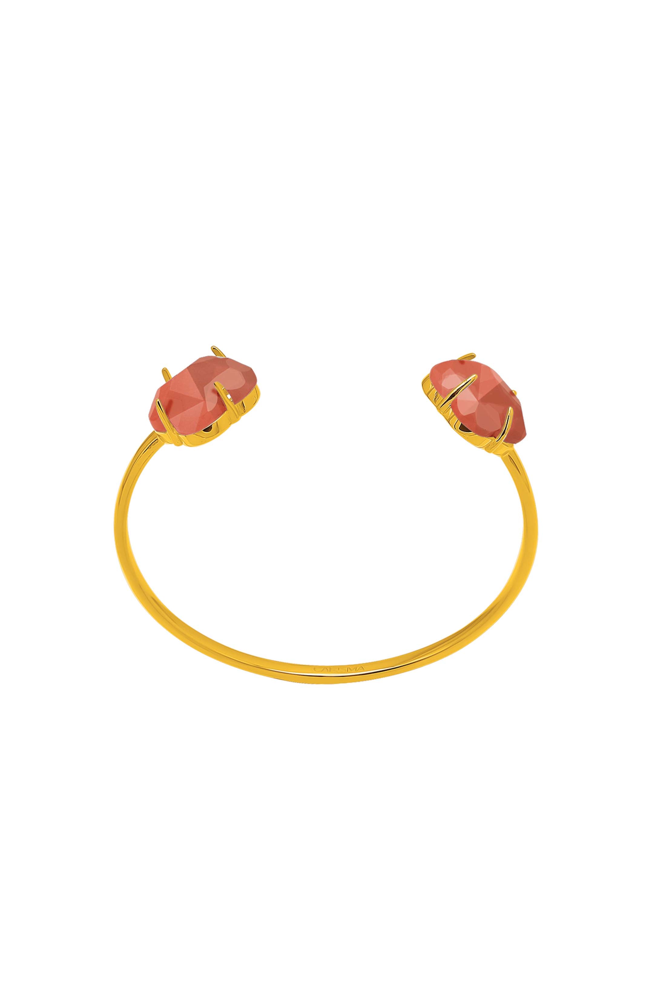 Stone Station Coral Stone Bangle