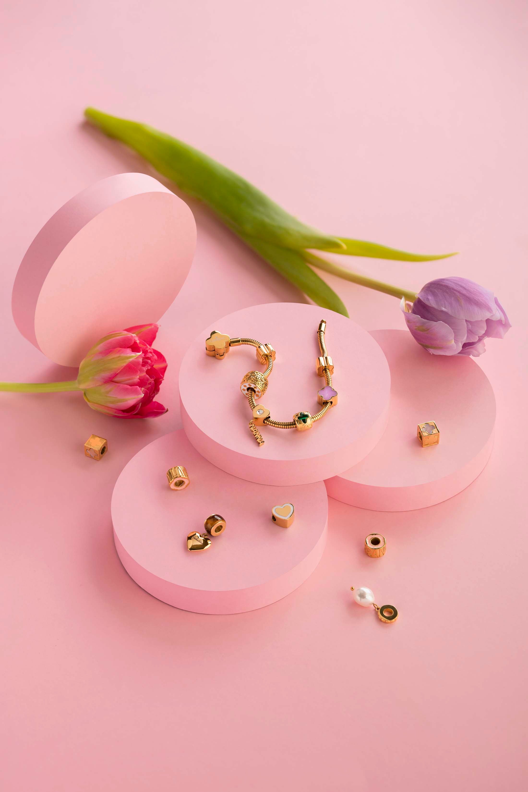 Engravable Heart Token Charm