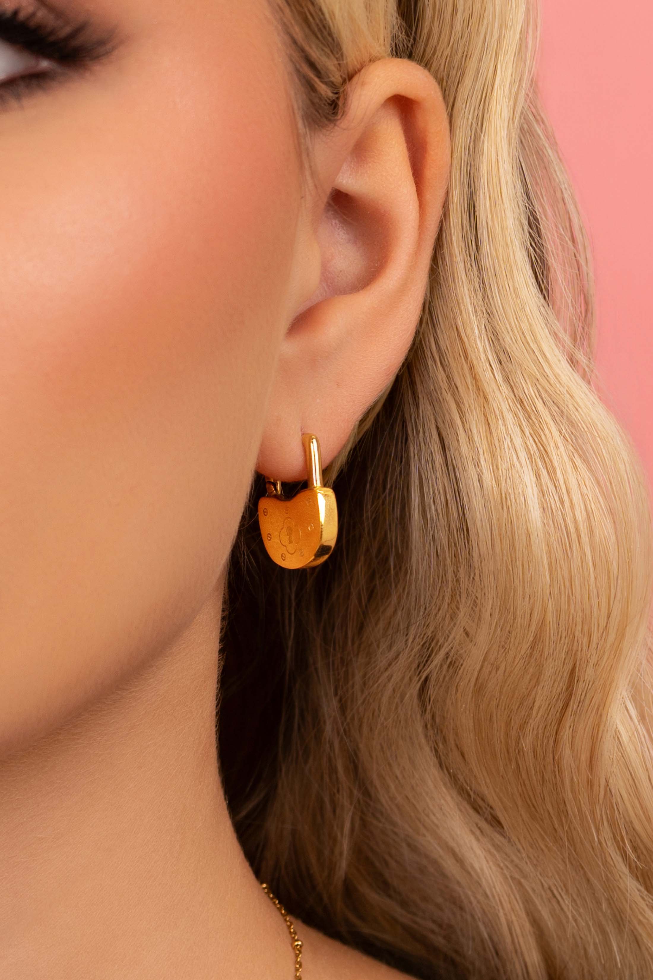 Locked In Earring Set