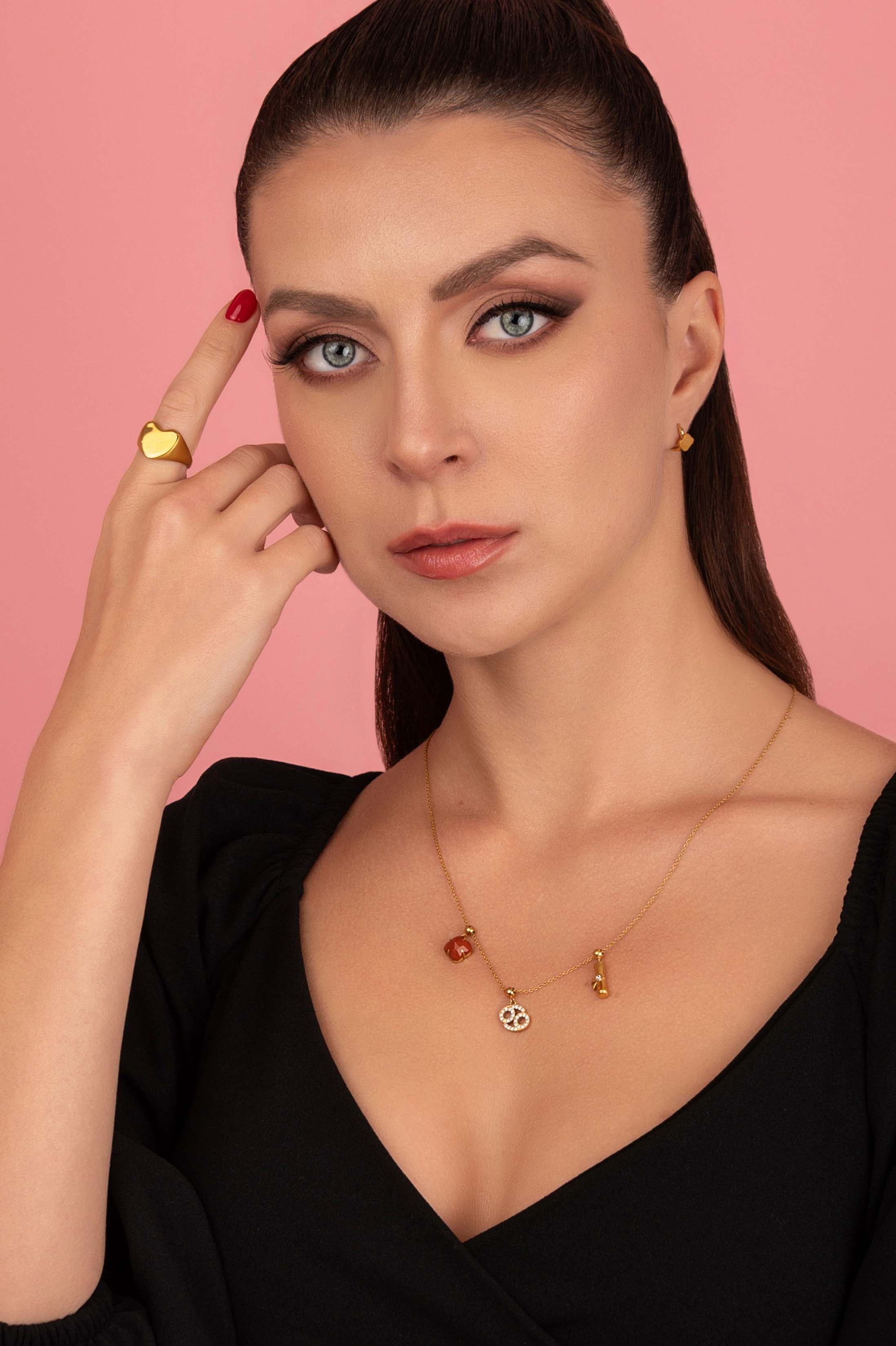 Star Sign Toggle Charm Necklace Gift Set