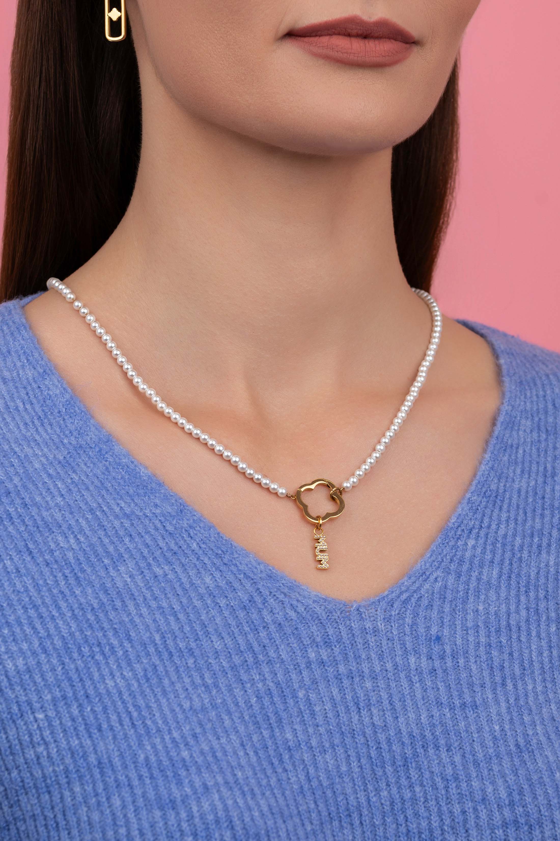 Pearl Charm Necklace