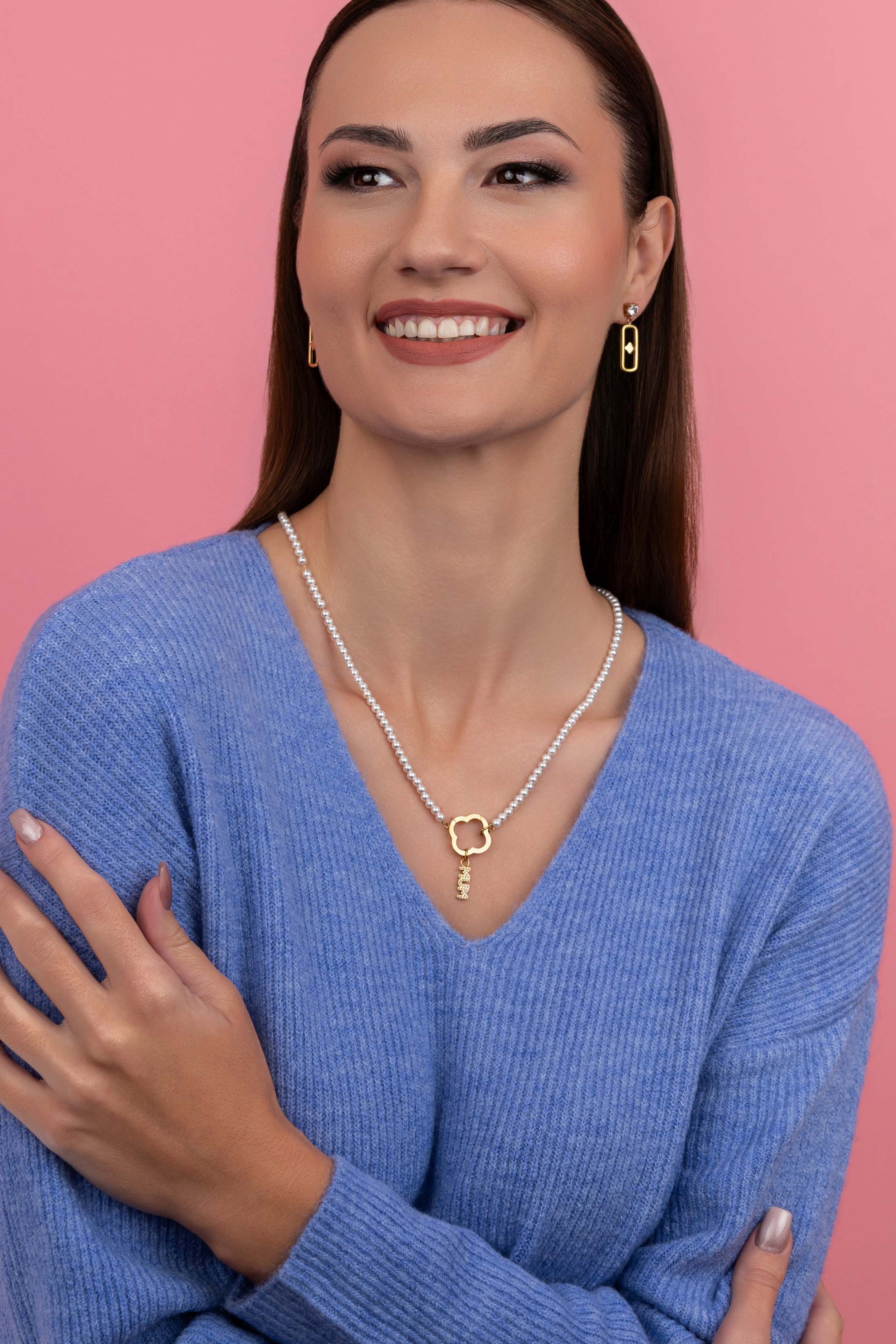 Pearl Charm Necklace