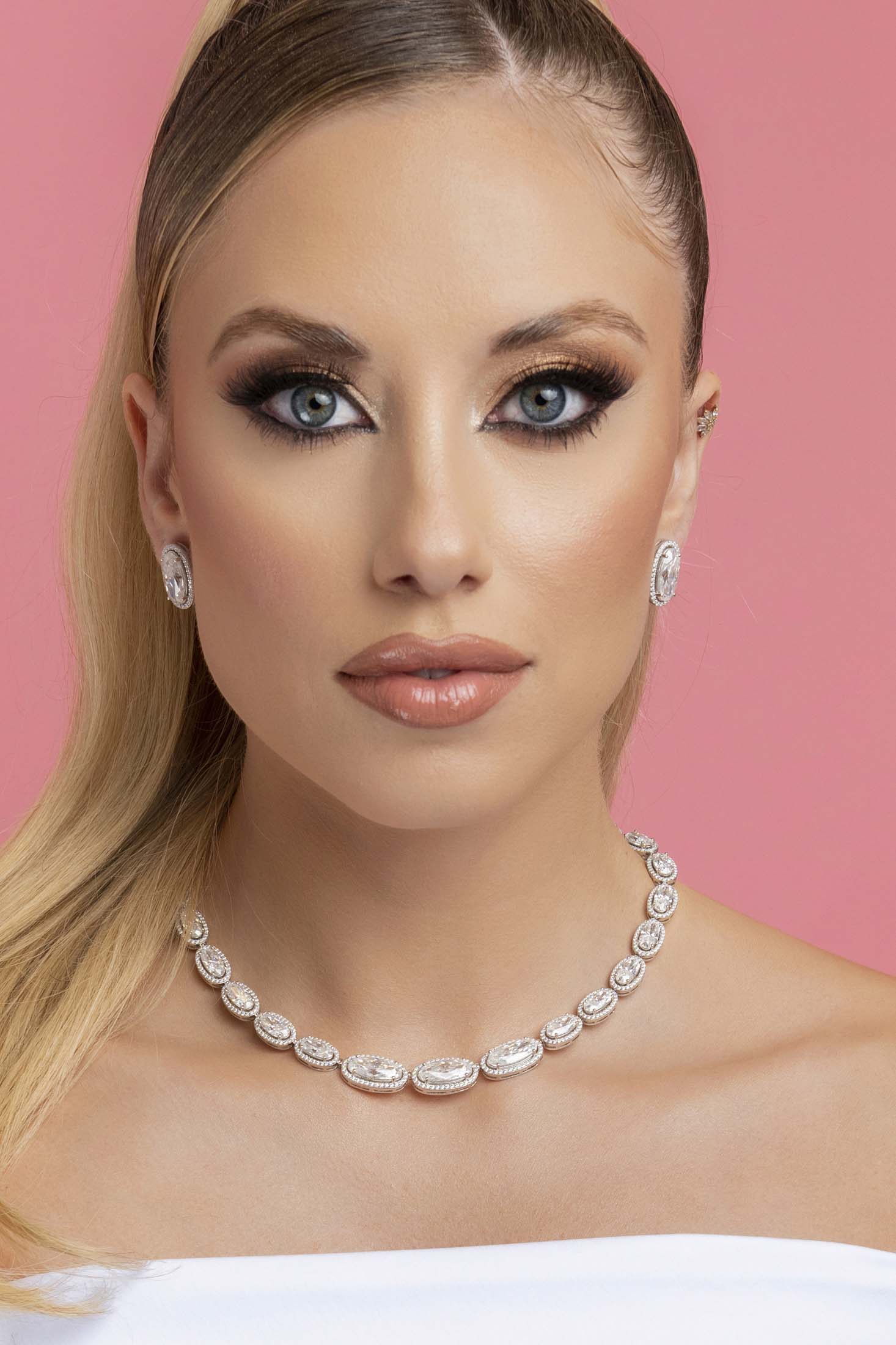 Majestic Moissanite Statement Necklace