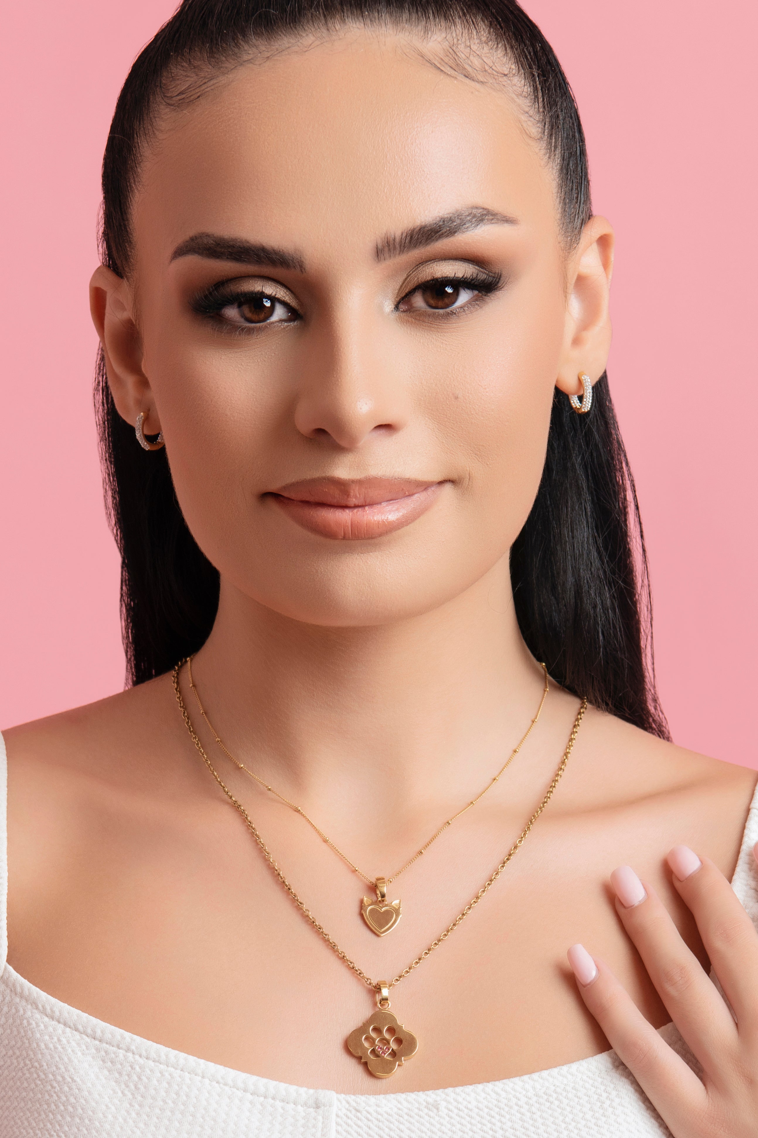 Furry Friend Engravable Heart Pendant