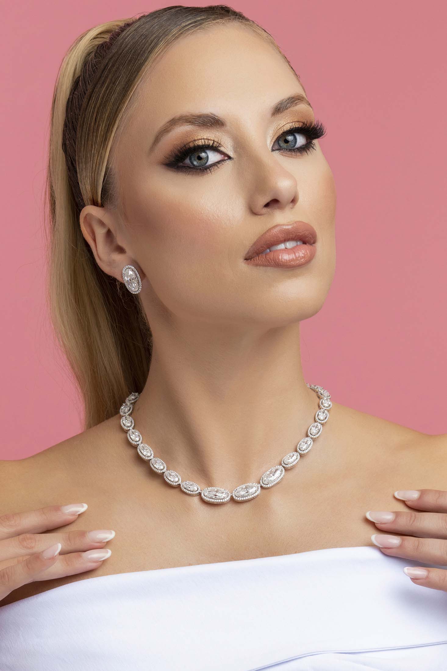 Majestic Moissanite Statement Necklace