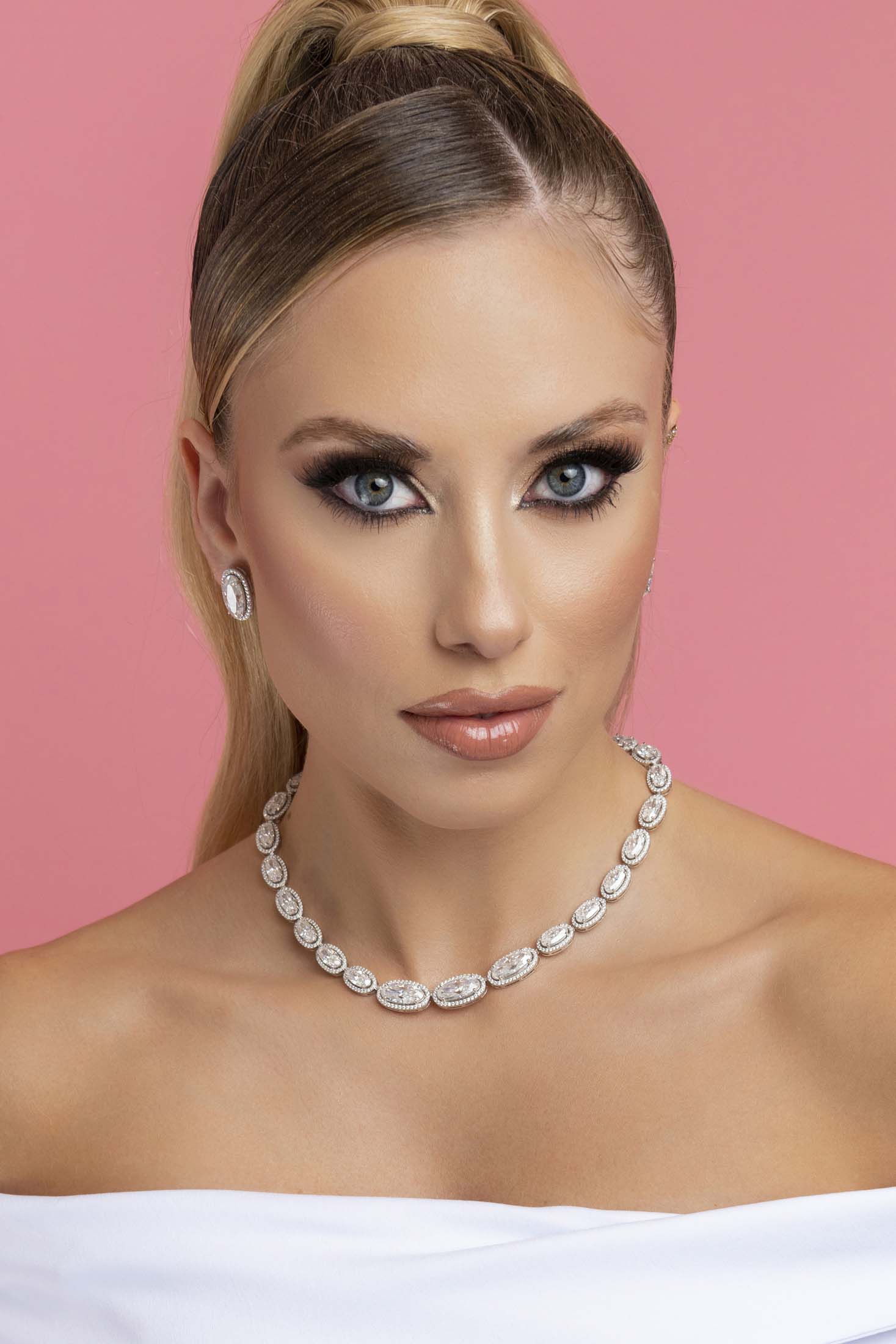 Majestic Moissanite Statement Necklace