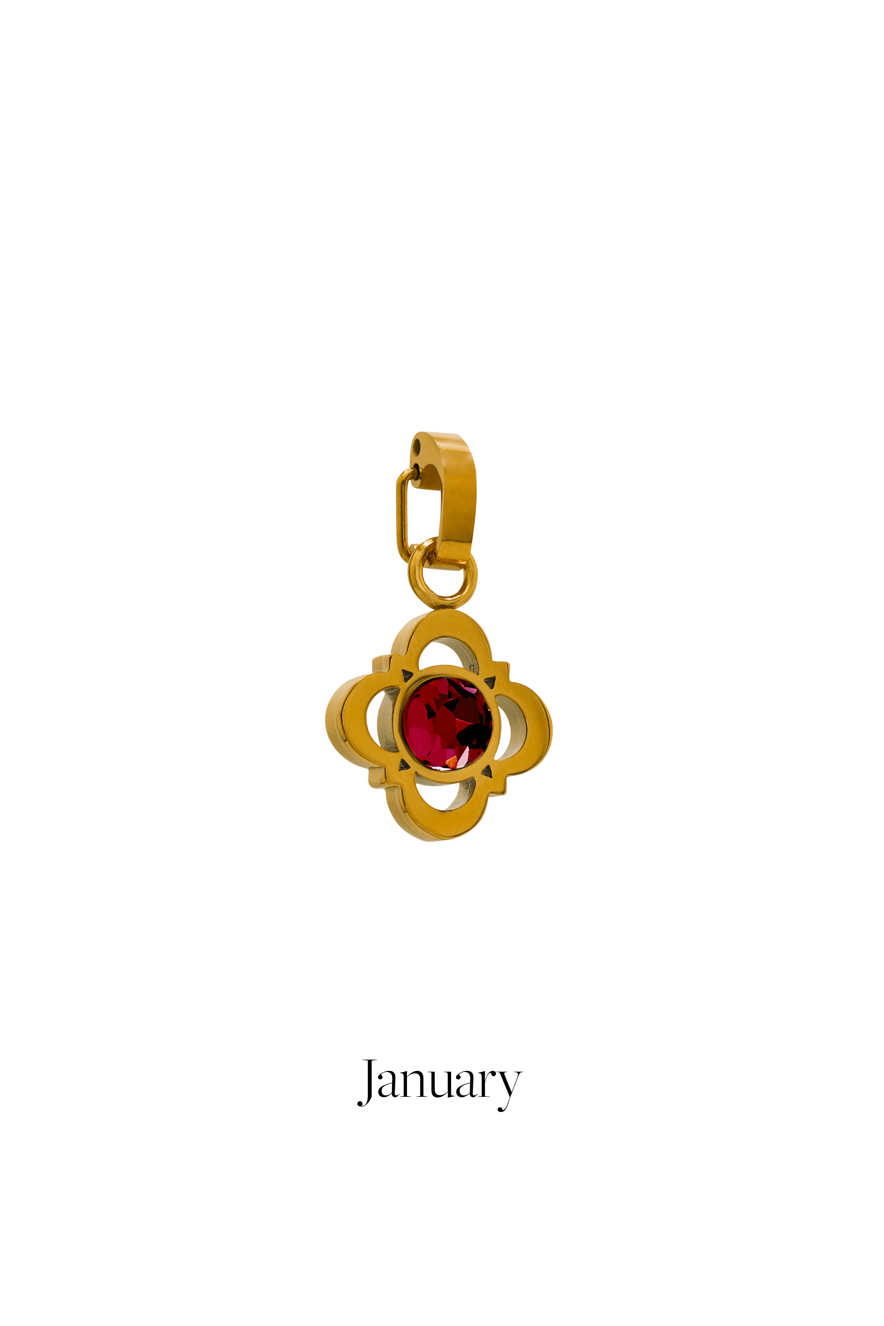 Carisma Logo Birthstone Pendant