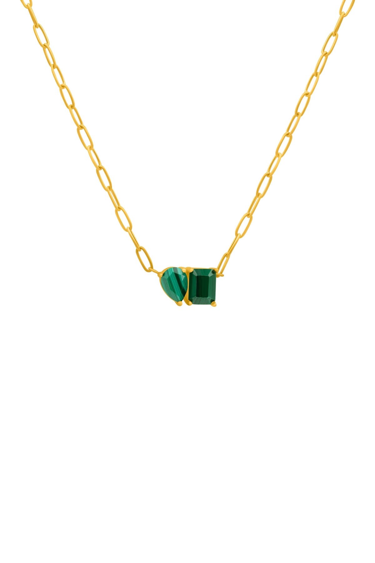Malachite Harmony Duo Necklace