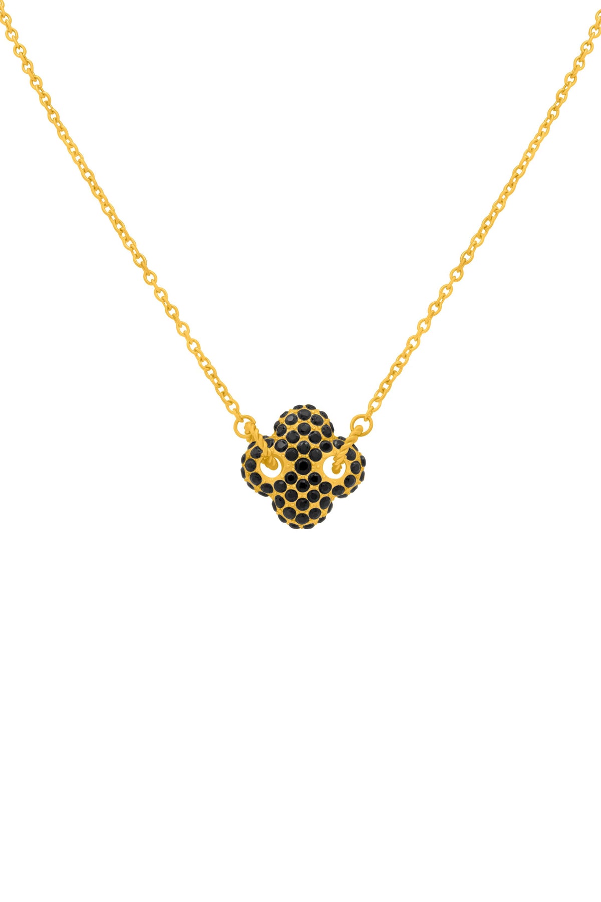 Rossi Nova Black Stud Earrings & Necklace Gift Set