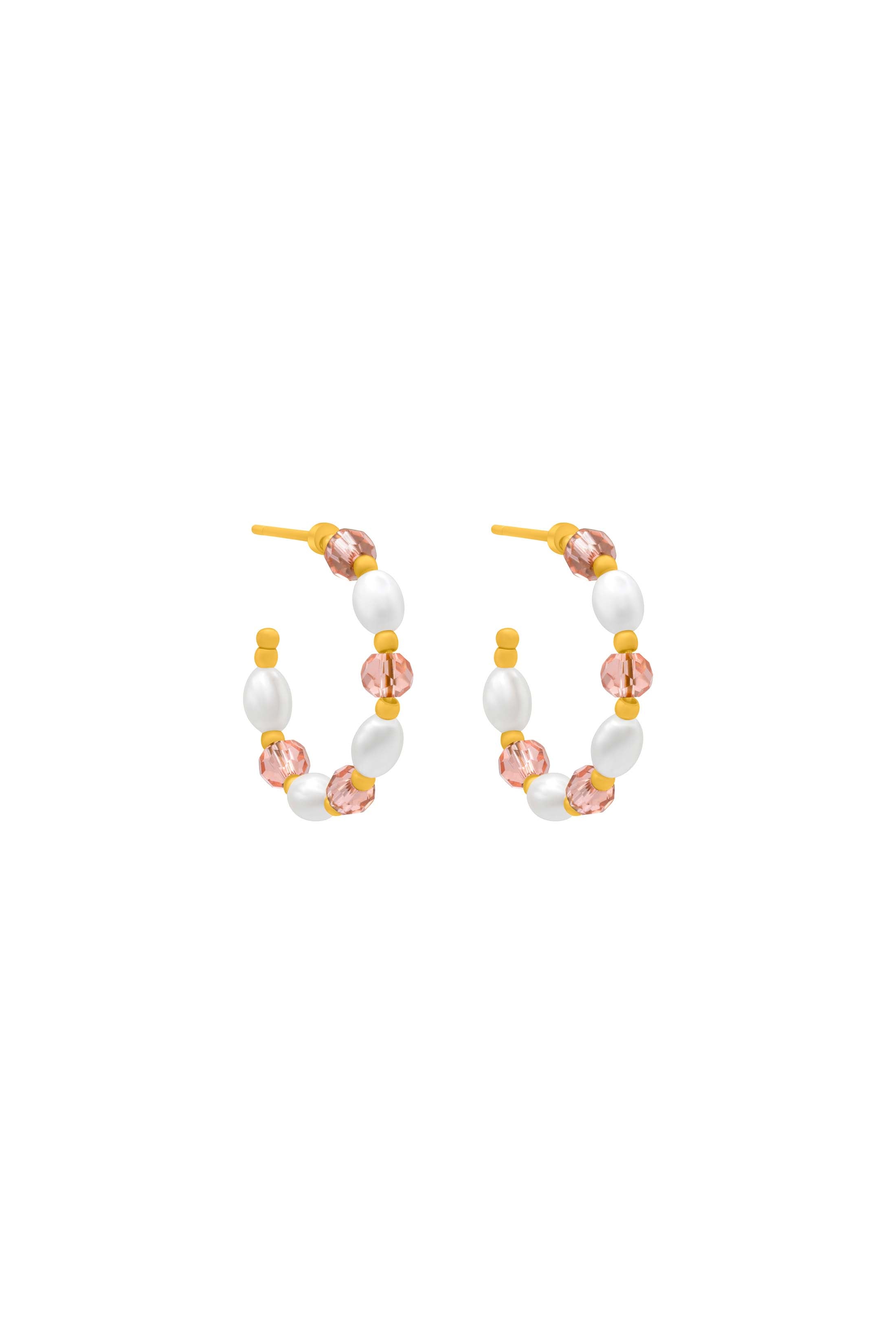 Rosalie Perla Hoops & Necklace Gift Set
