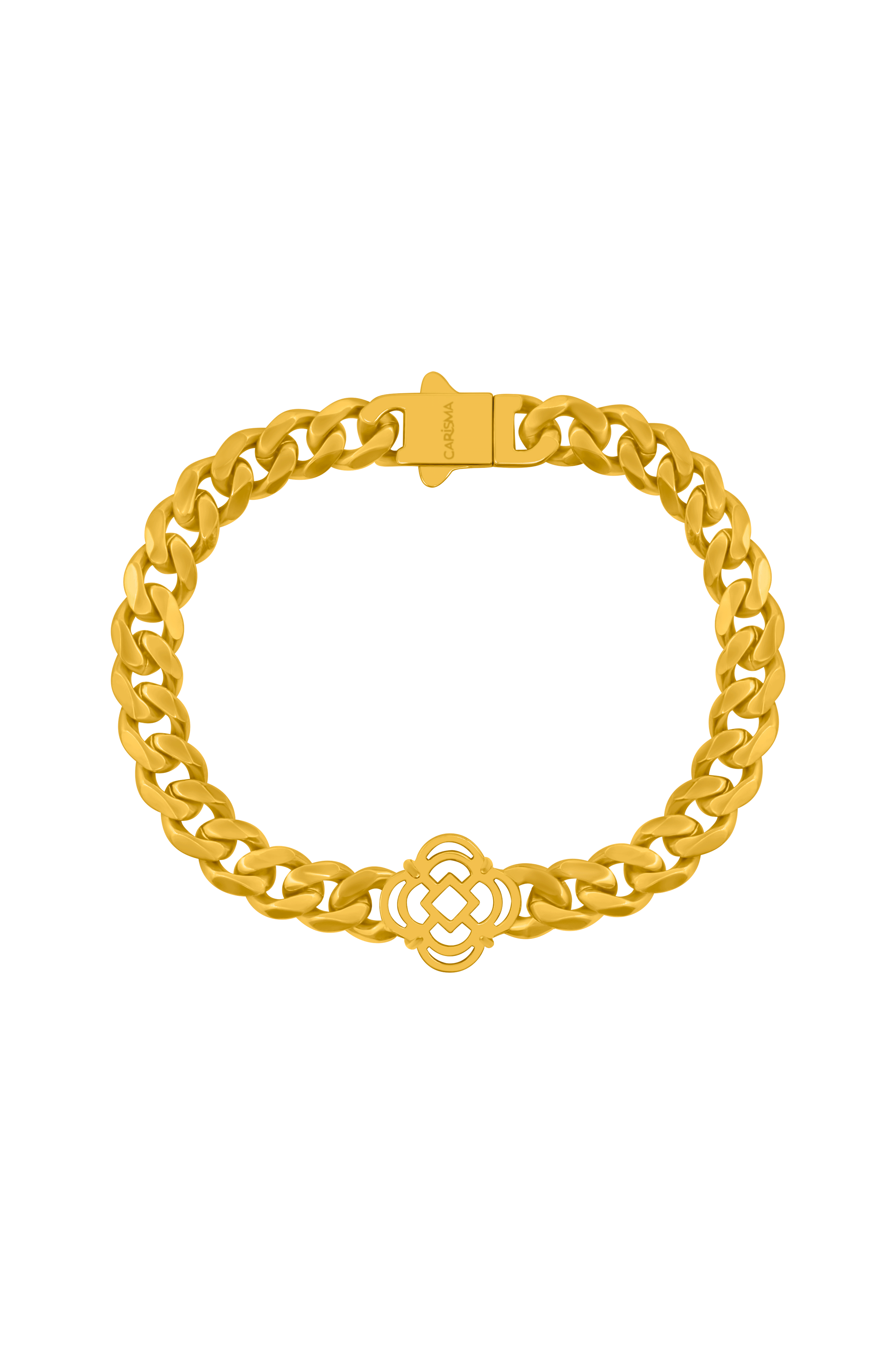 Stone Station Curb Chain Bracelet