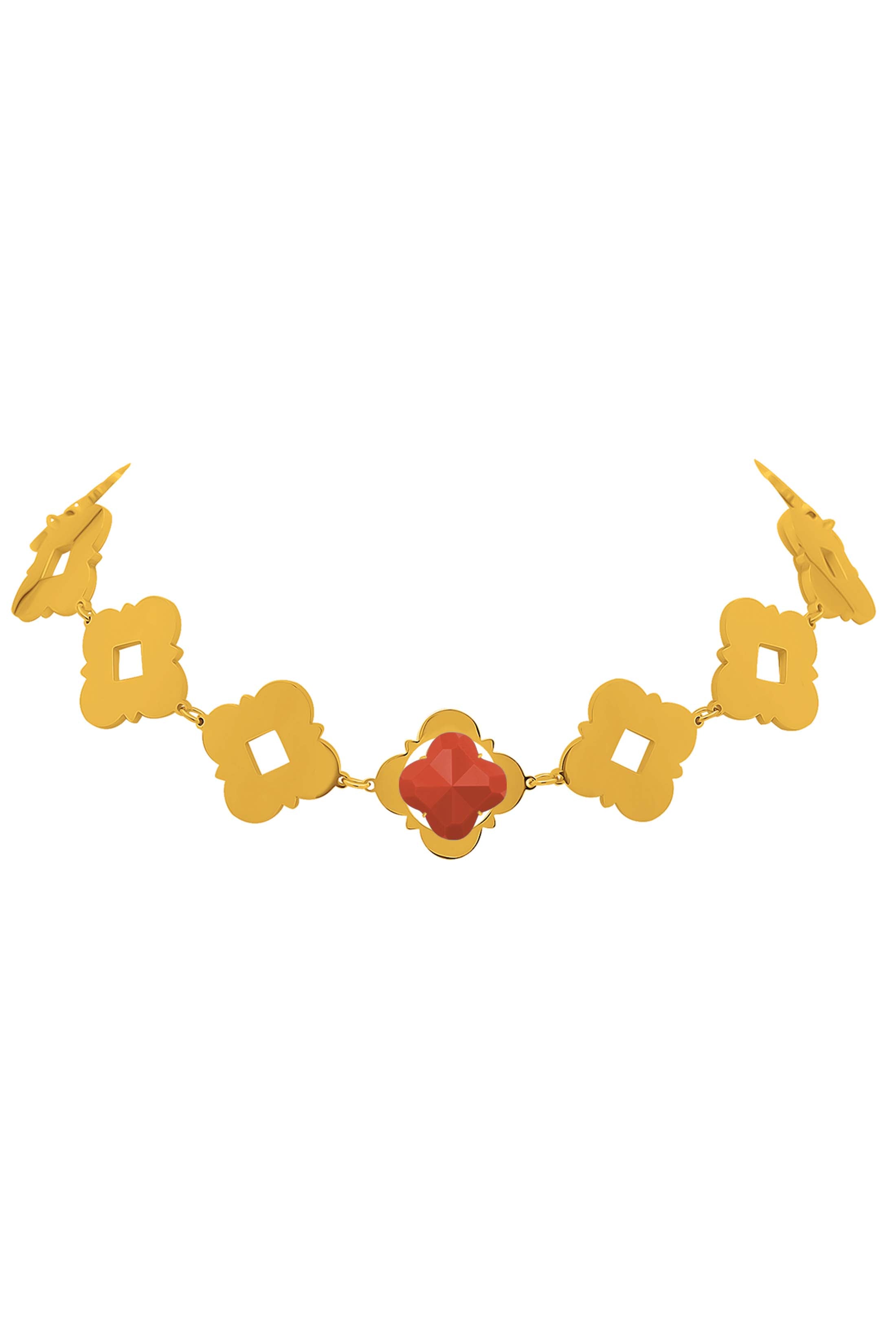 Stone Station Coral Stone Choker