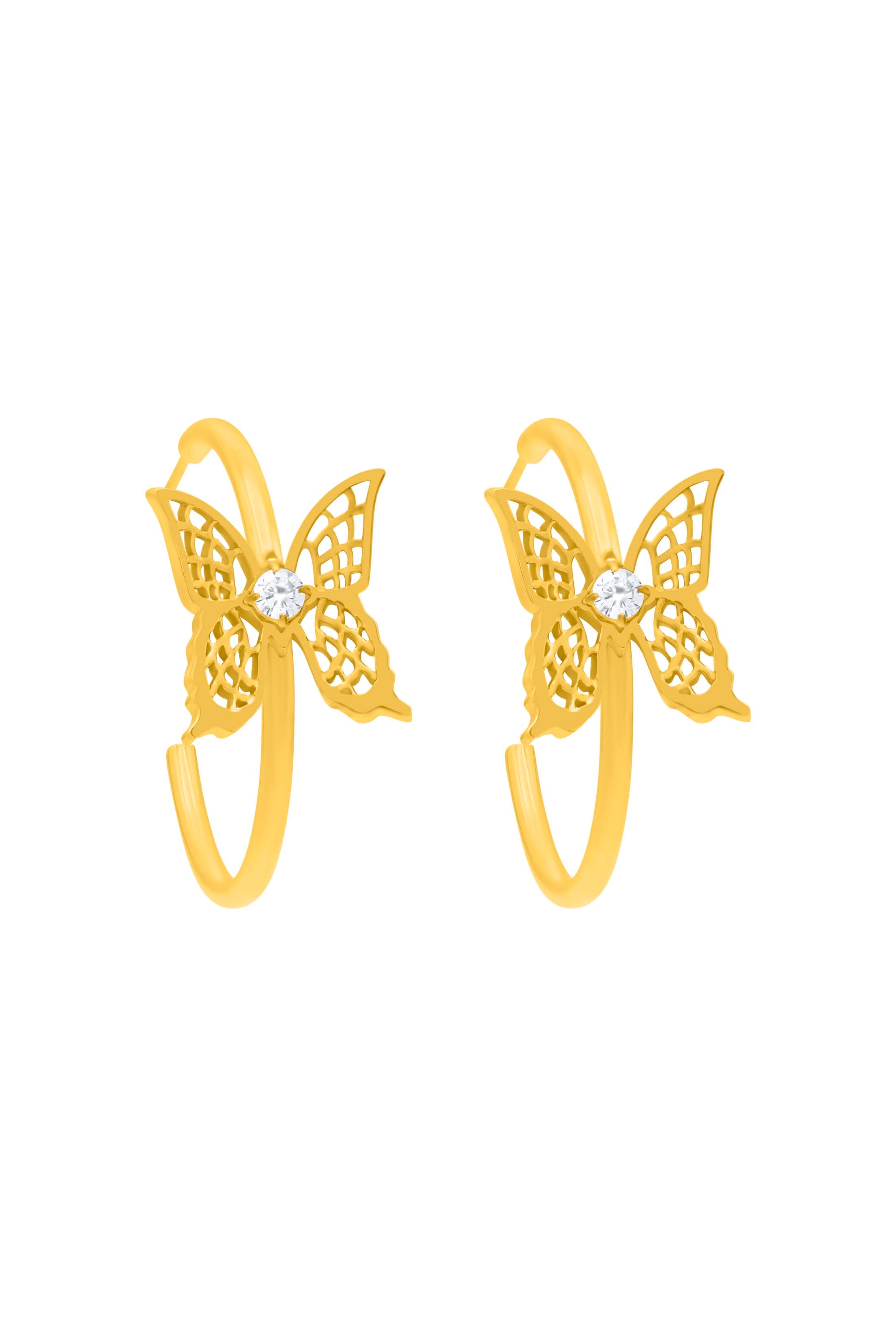 Farfett tal-Fejġel Hoop Earring Set