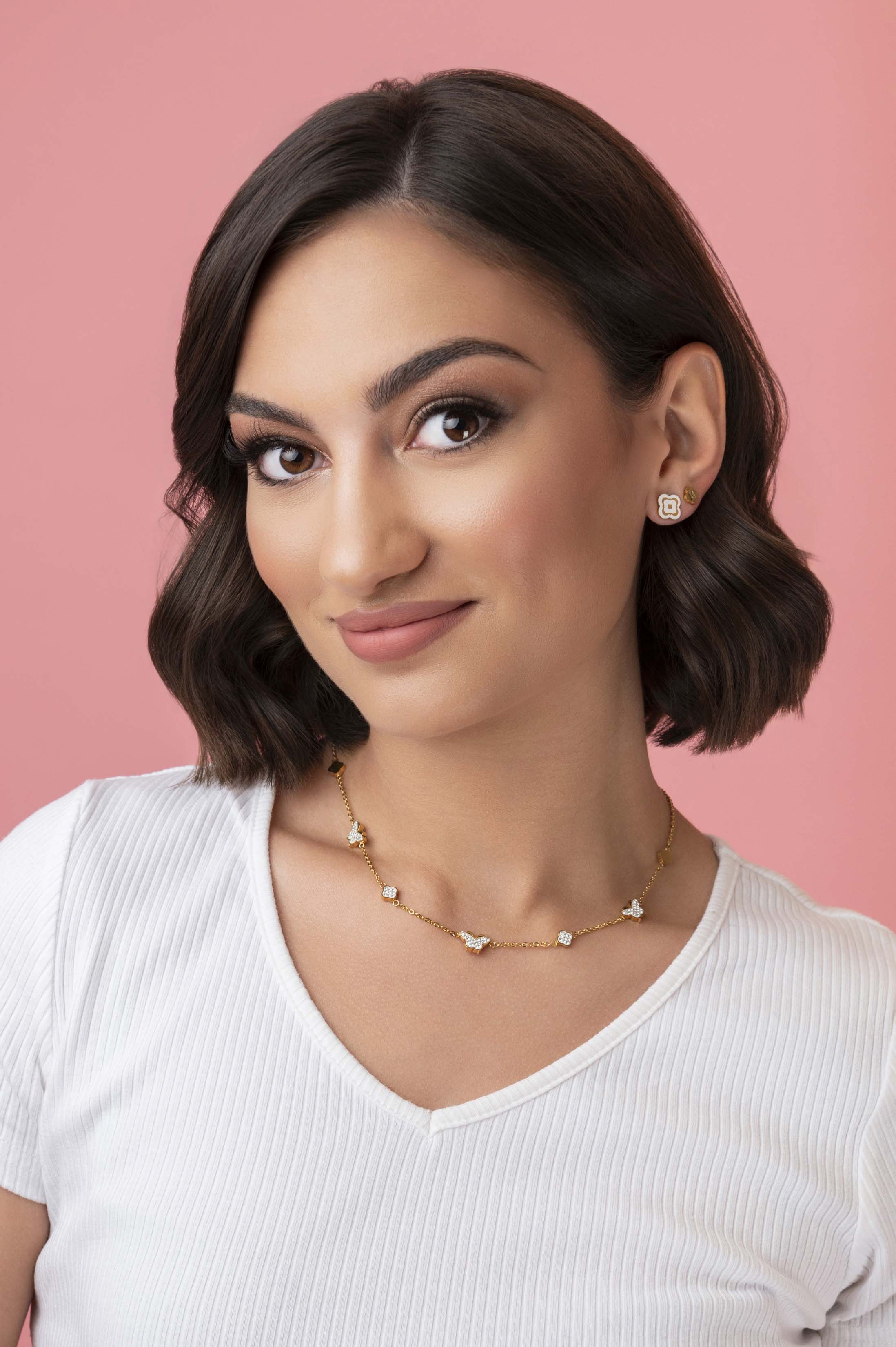 The Clear Zirconia Stud Earring Set