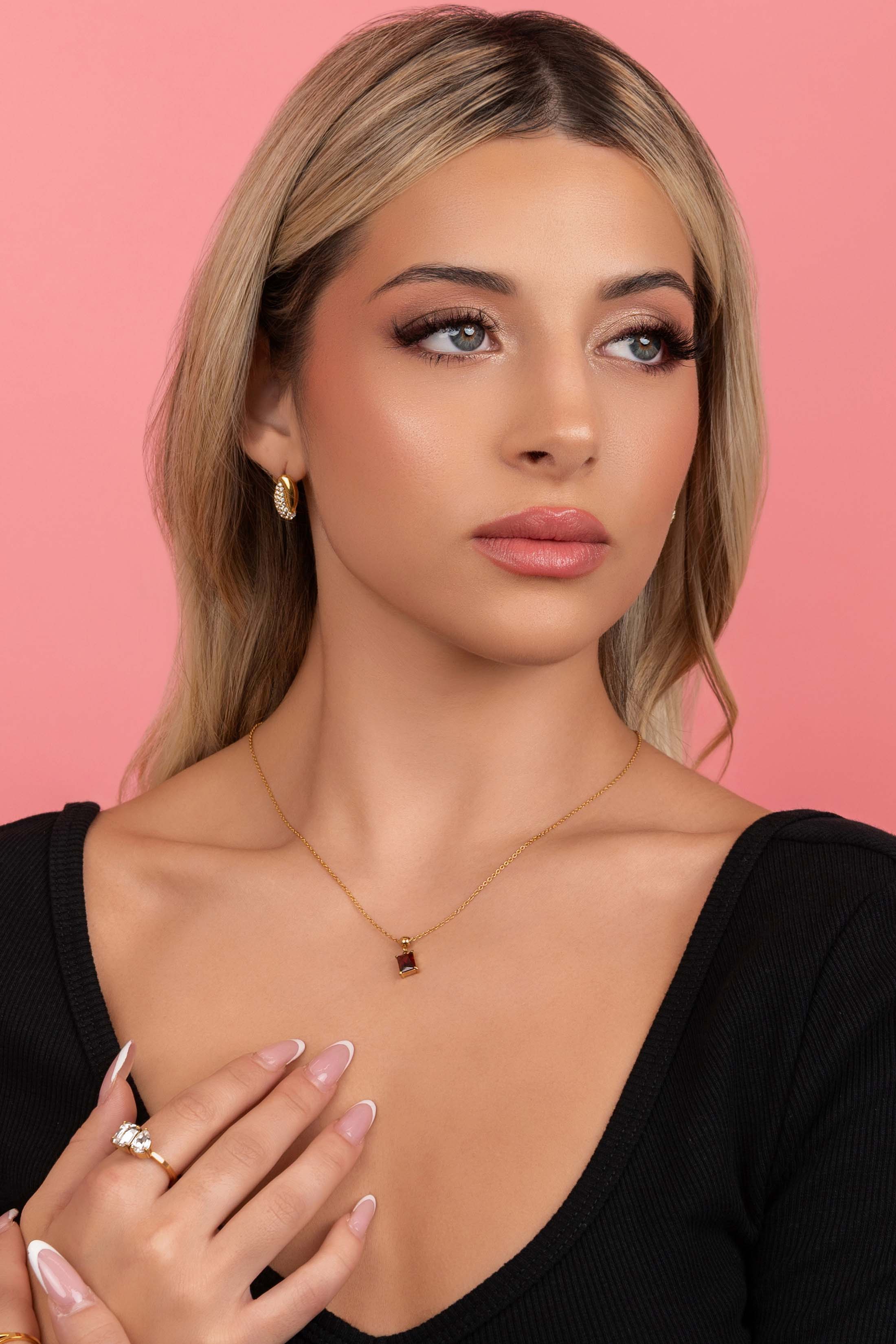 Pavé Twist Stud Earring Set