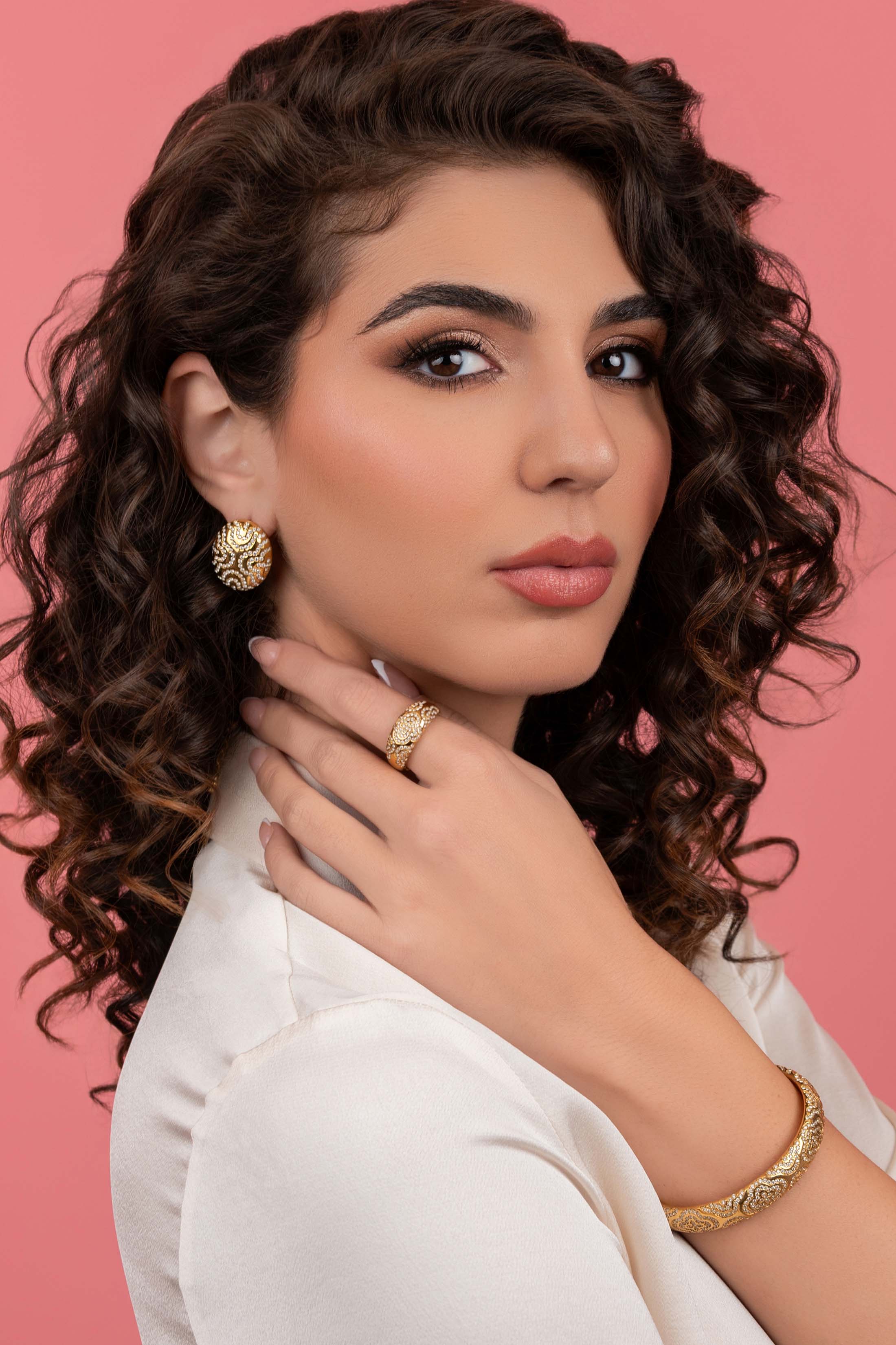 Gemset Glow Stud Earring Set