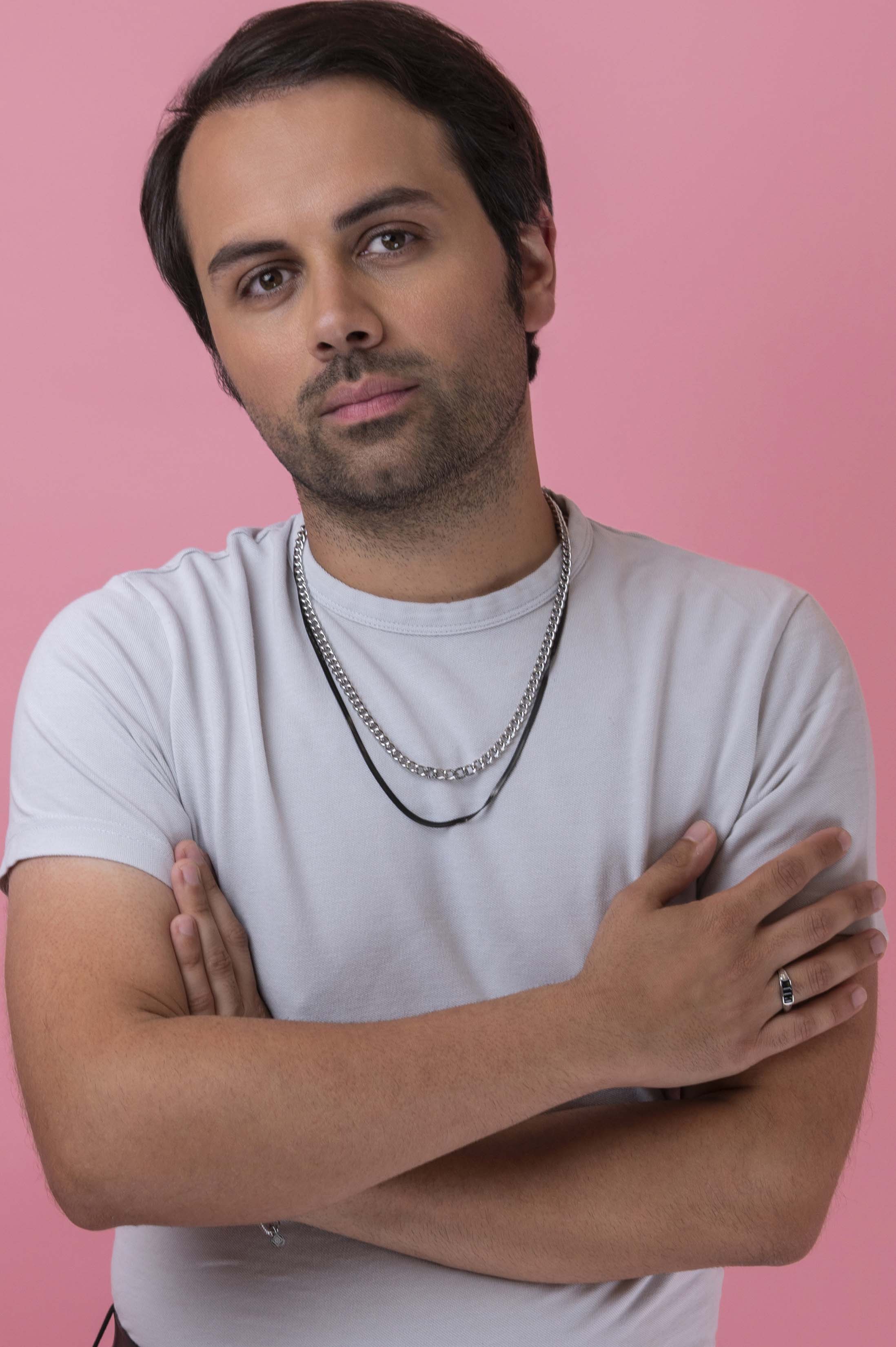 Silver and Black Zirconia Ring