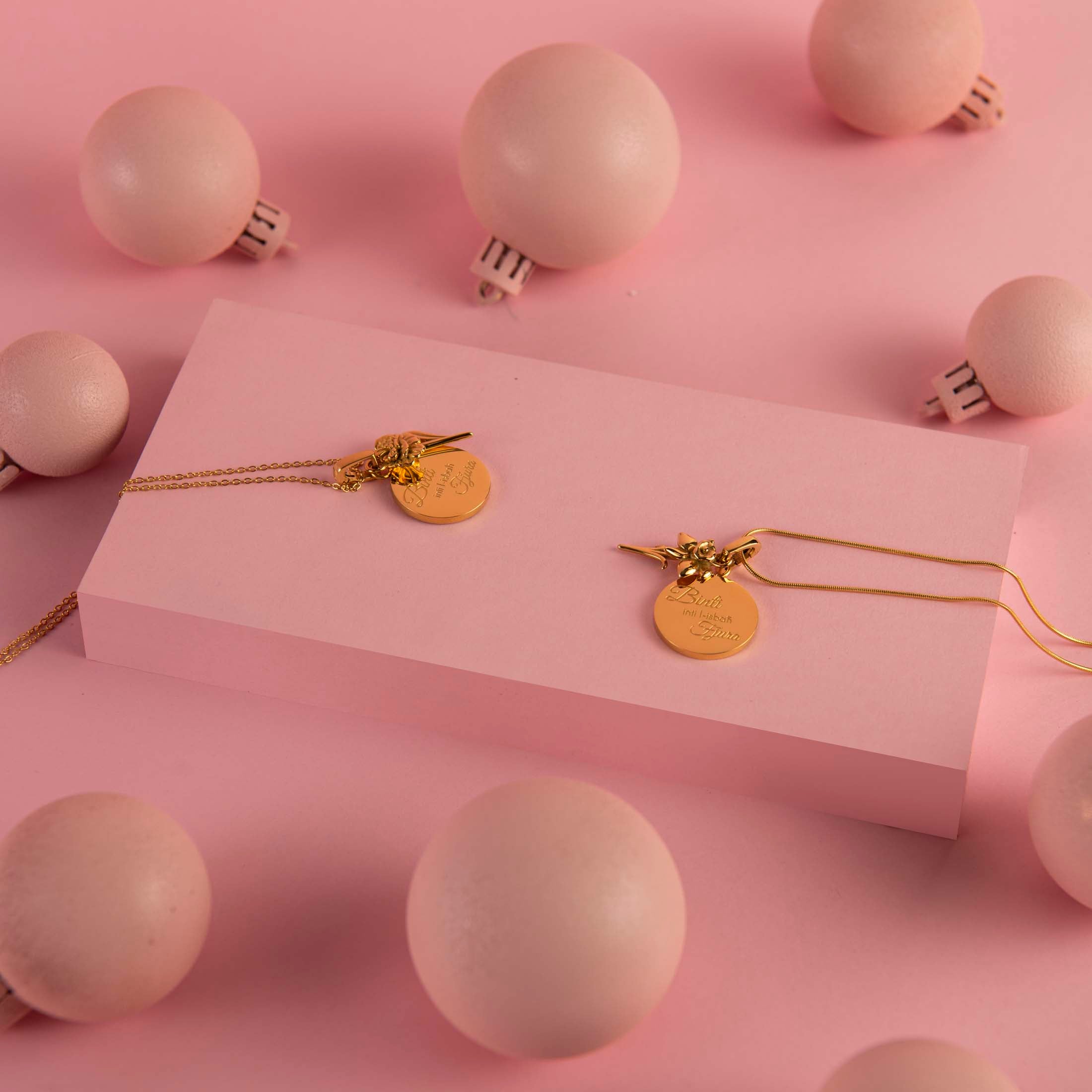 "Binti inti l-isbaħ Fjura" Engravable Pendant