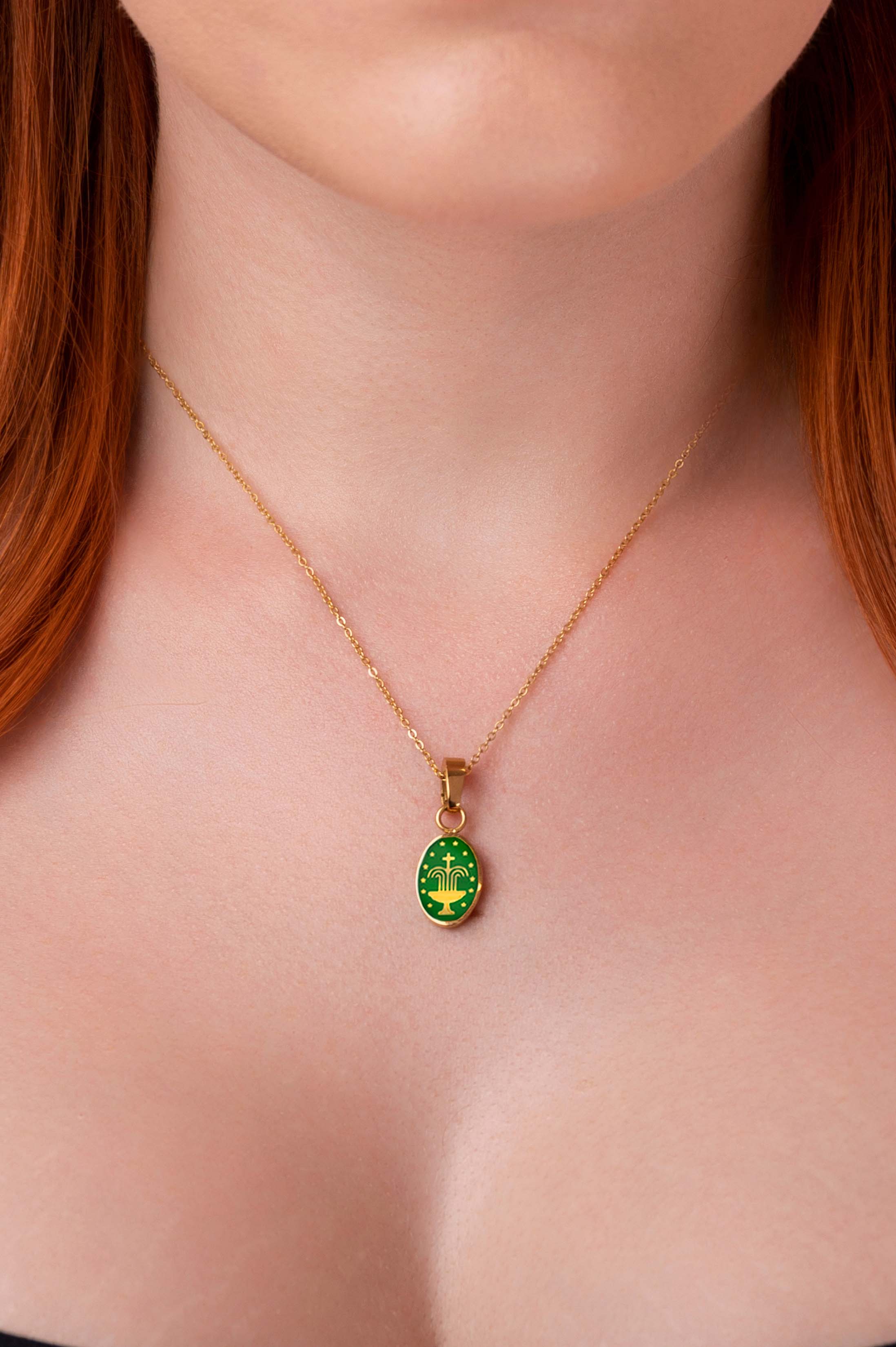 Tal-Grazzja Green Pendant