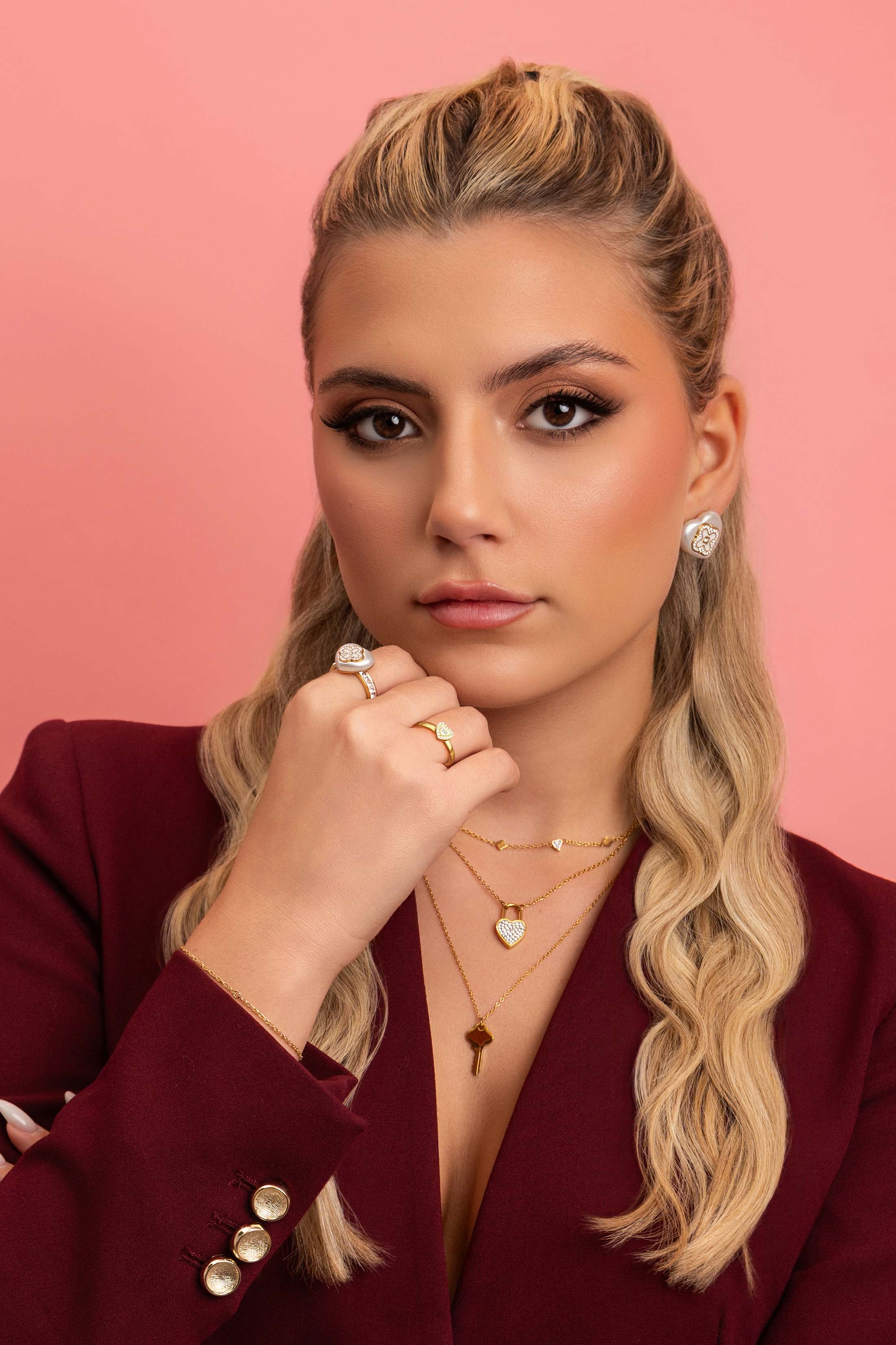 Engravable Halo Qalbi Ring