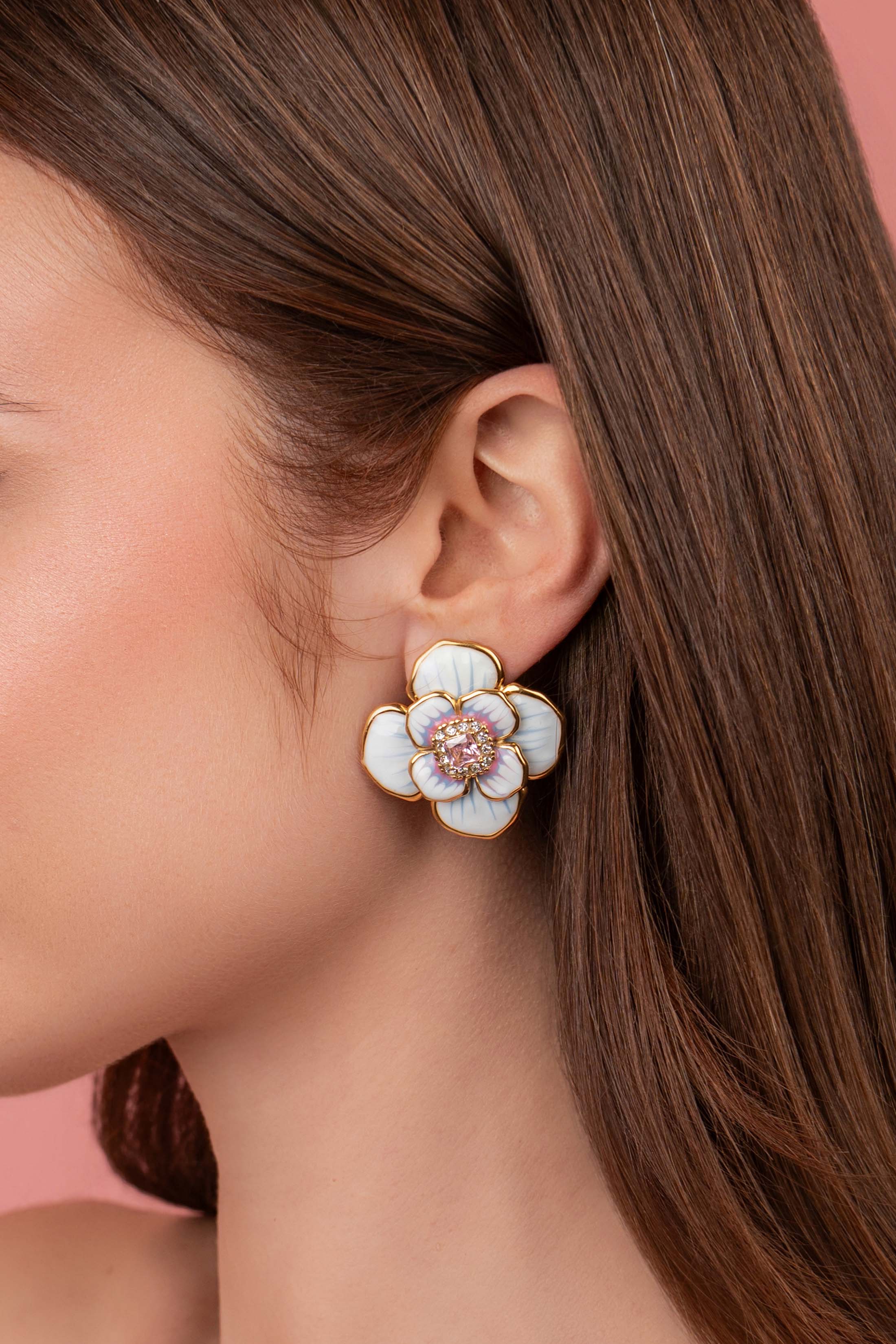 Pimpernell Blu Statement Earring Set