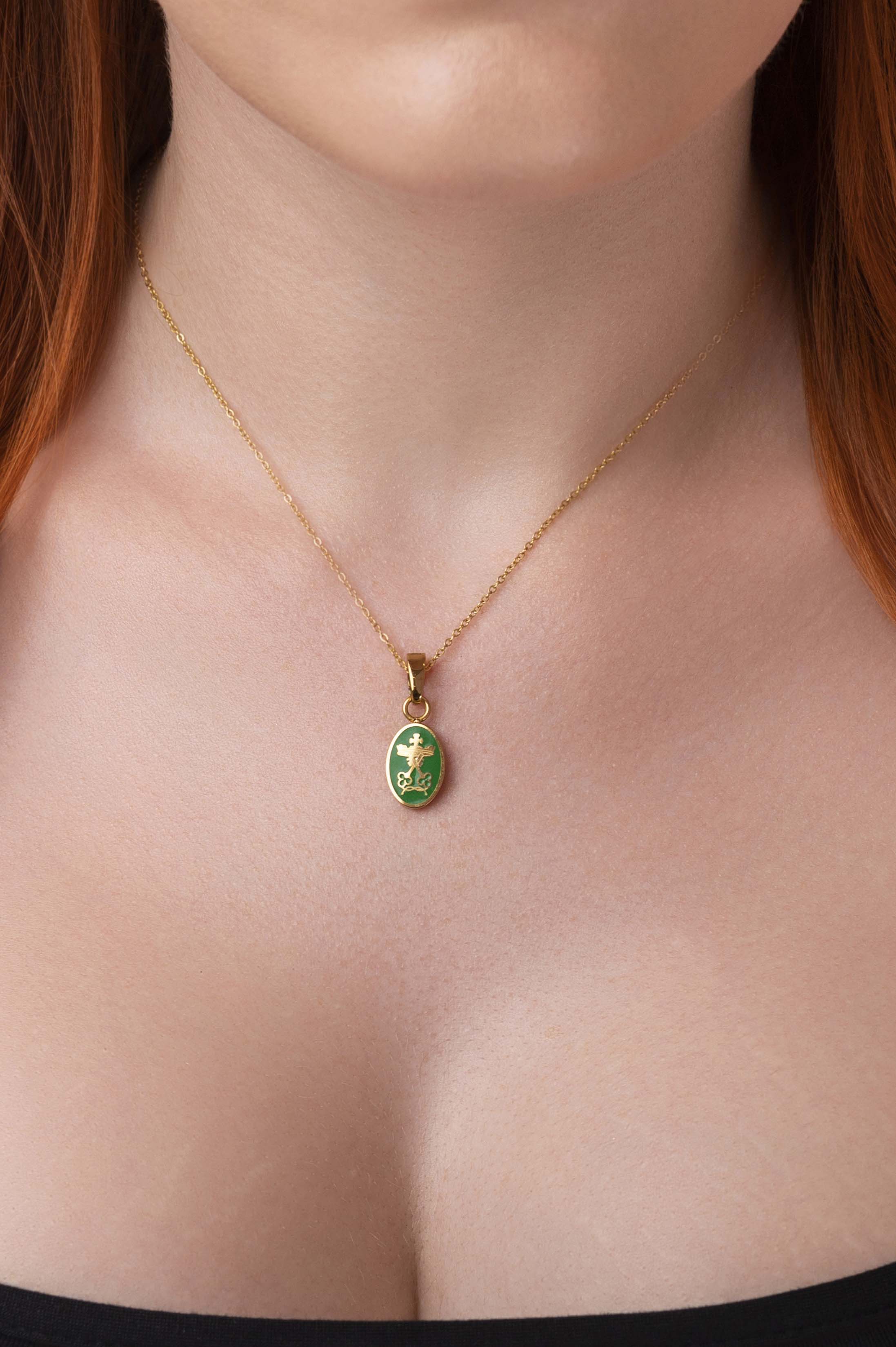 San Pietru Green Pendant