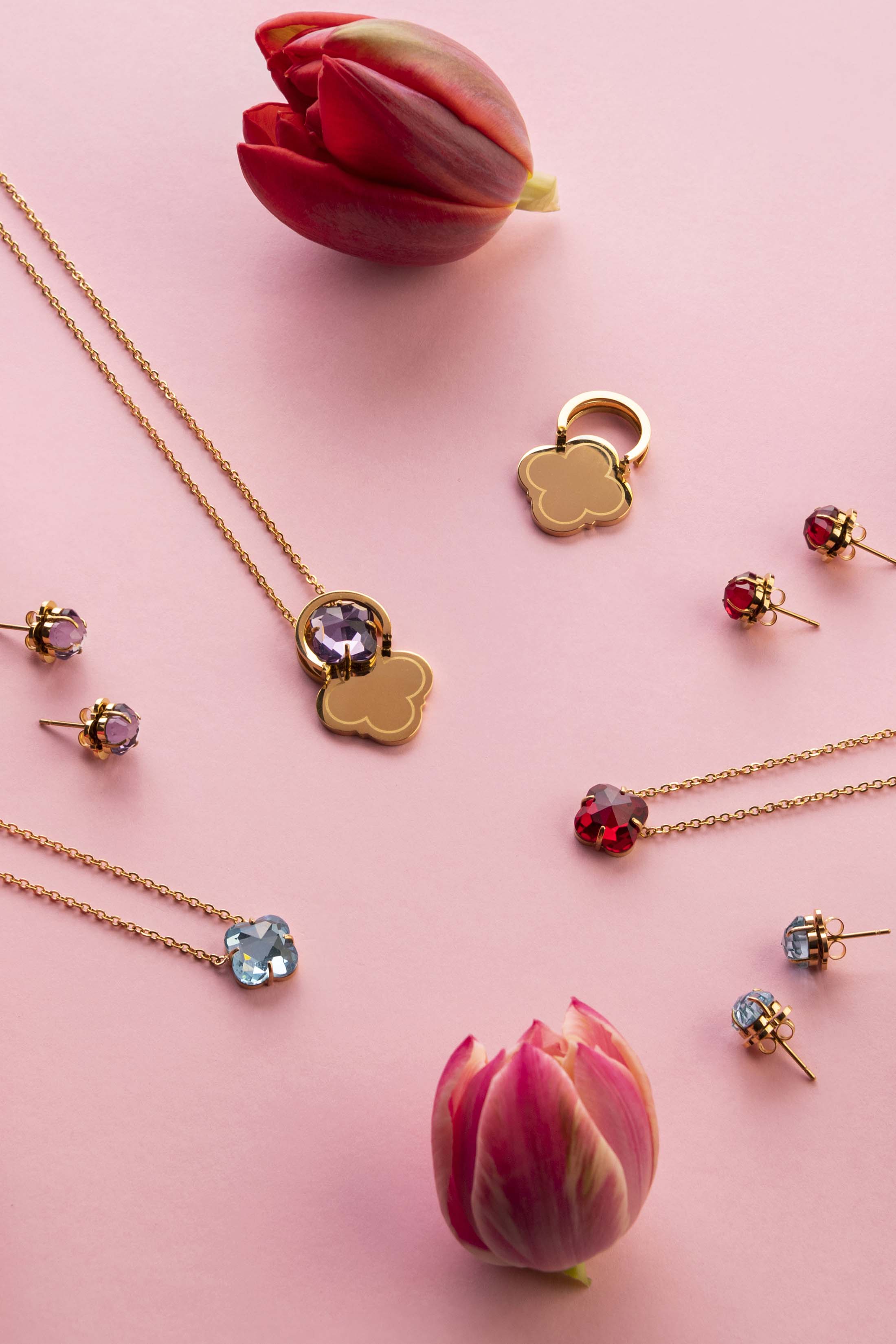 Nanna Stackable Pendant Birthstone Gift Set