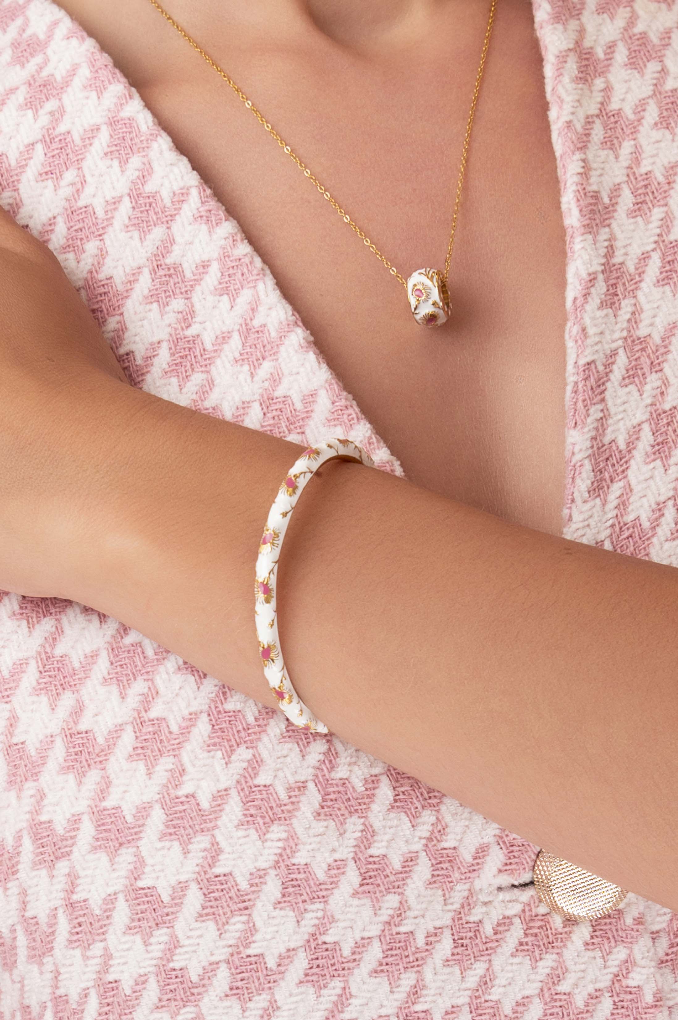 Widnet Il-Baħar White Bangle & Ring Gift Set