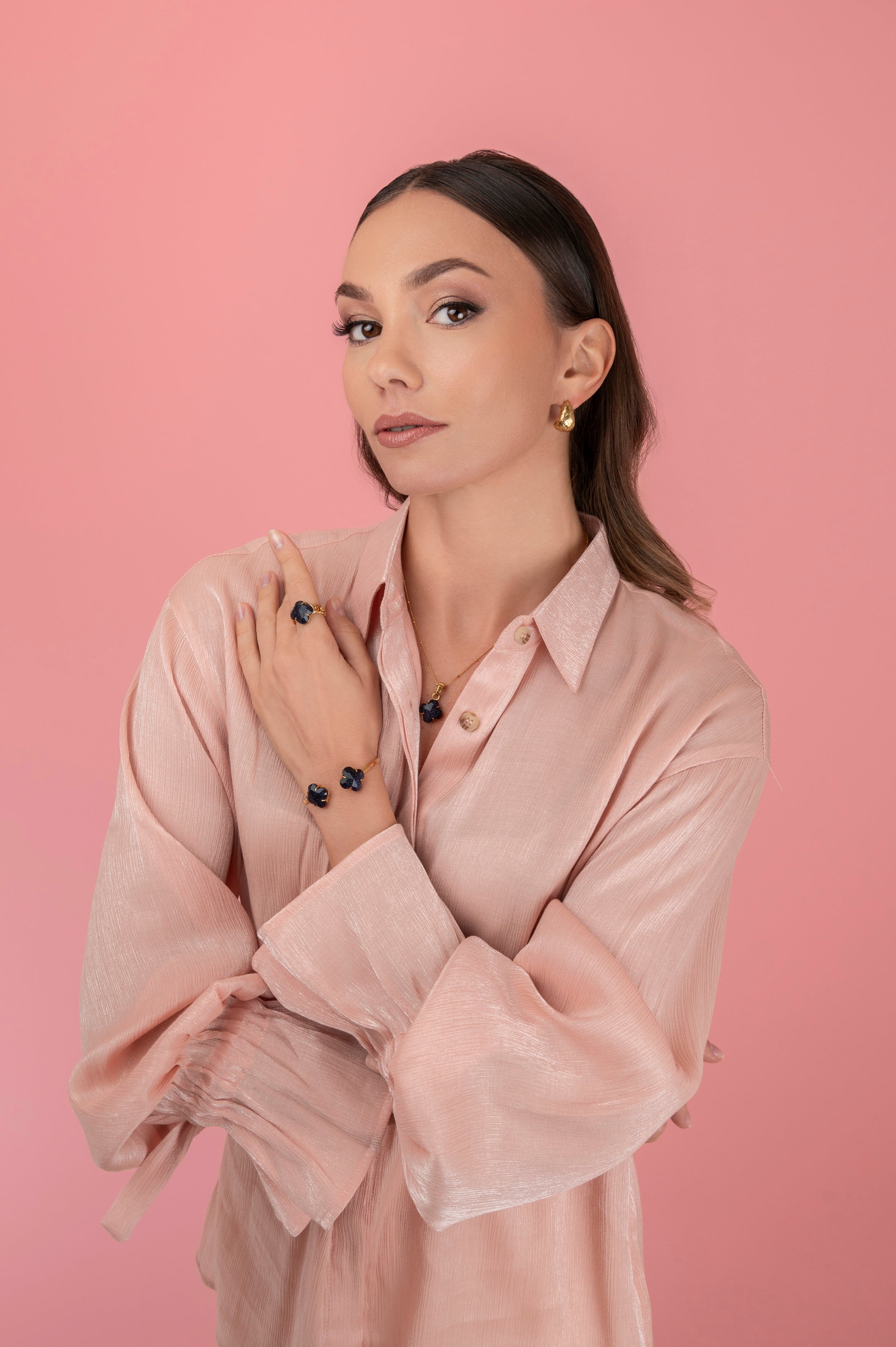 Teardrop Stud Earring Set