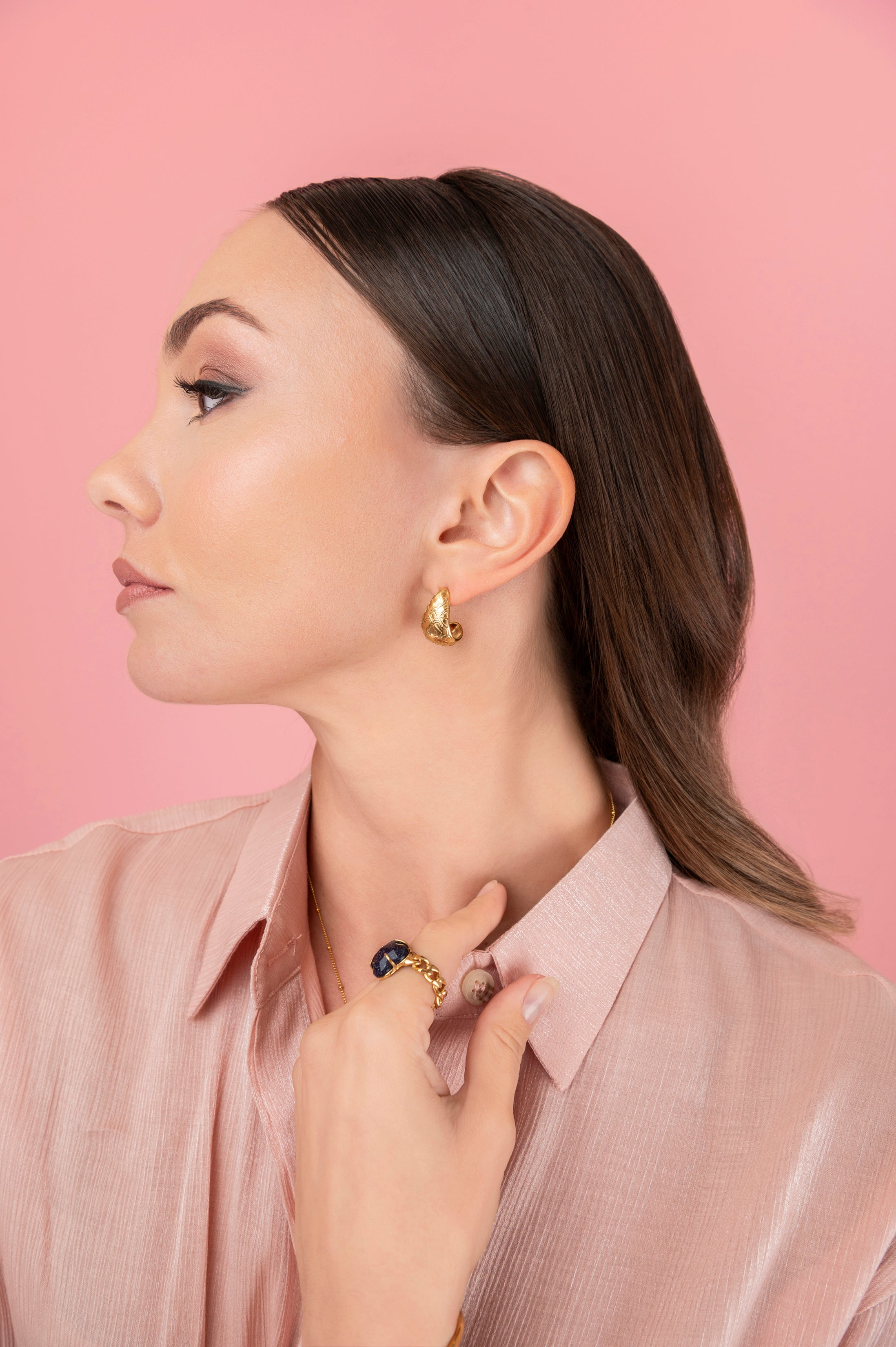 Teardrop Stud Earring Set