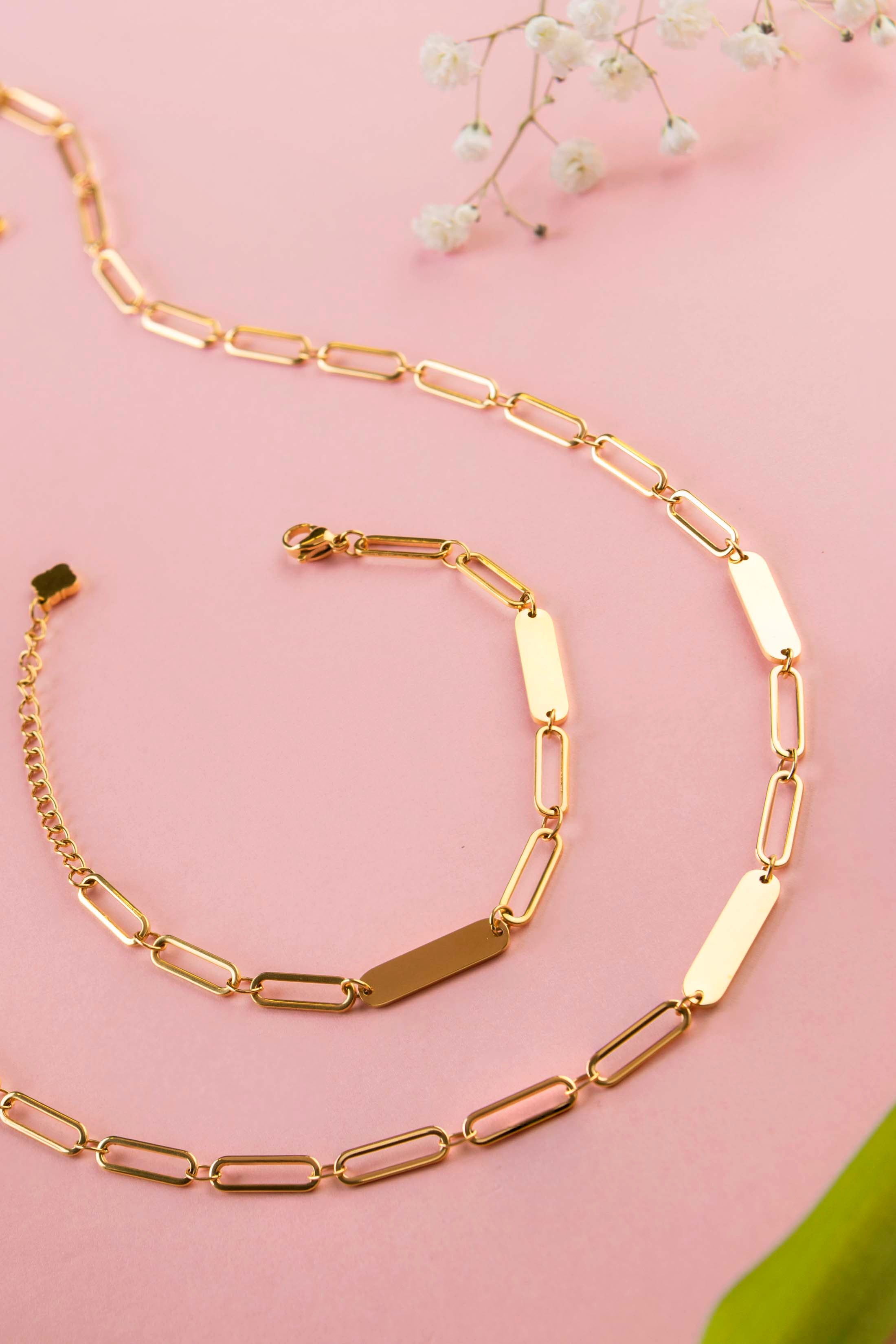 Engravable Link Bracelet