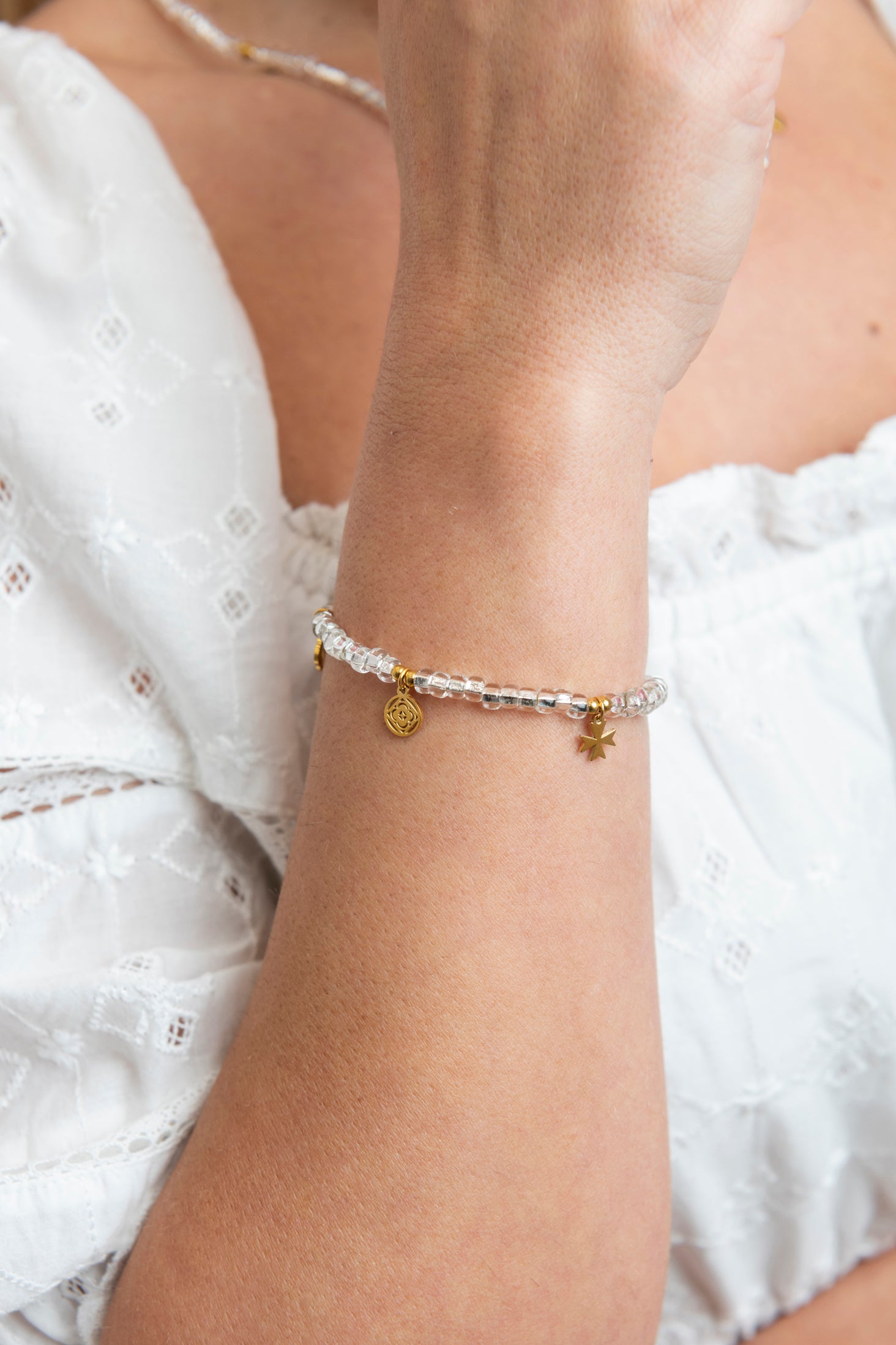 Bianca’s White Beaded Necklace