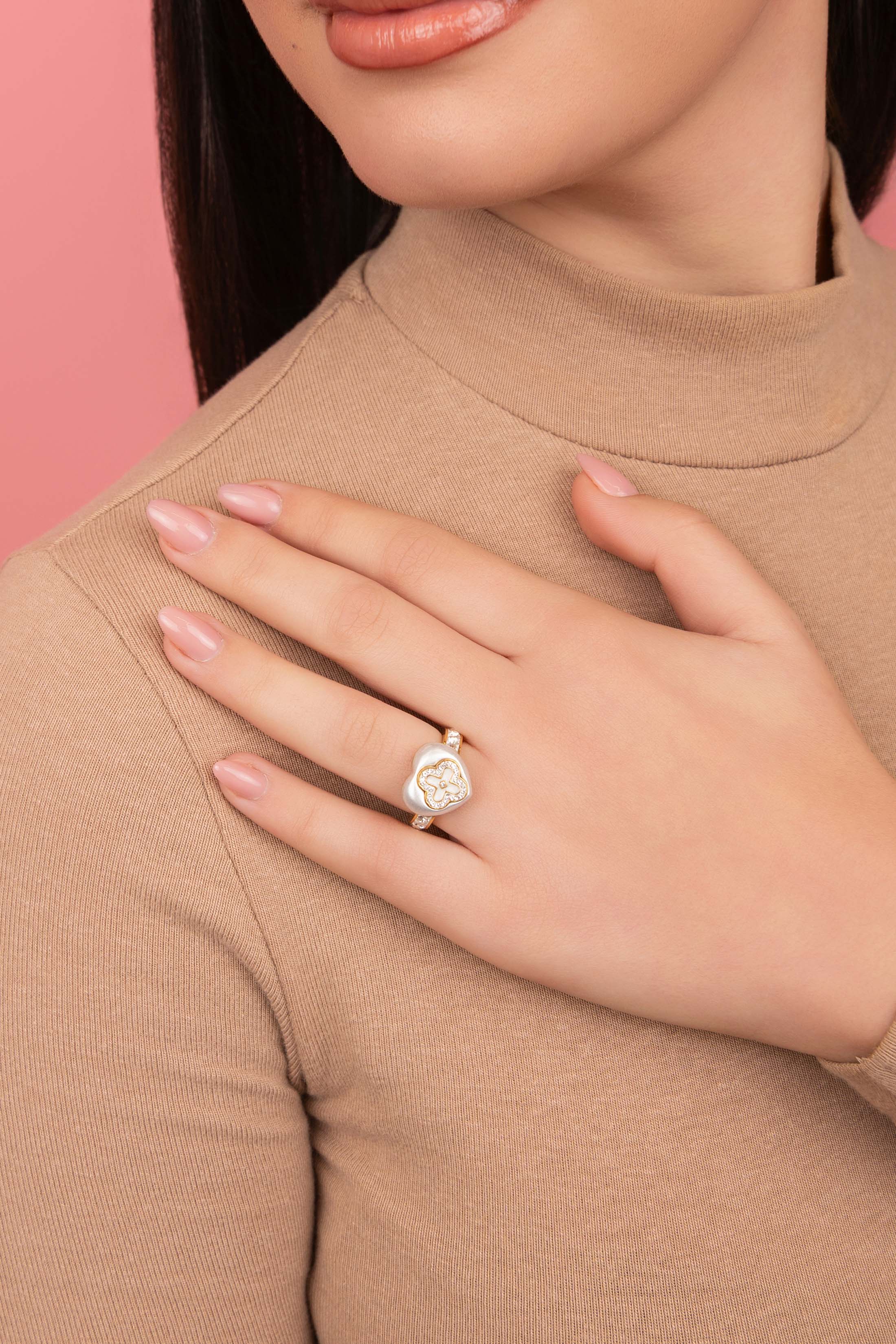 Camille Stud Earrings & Ring Gift Set