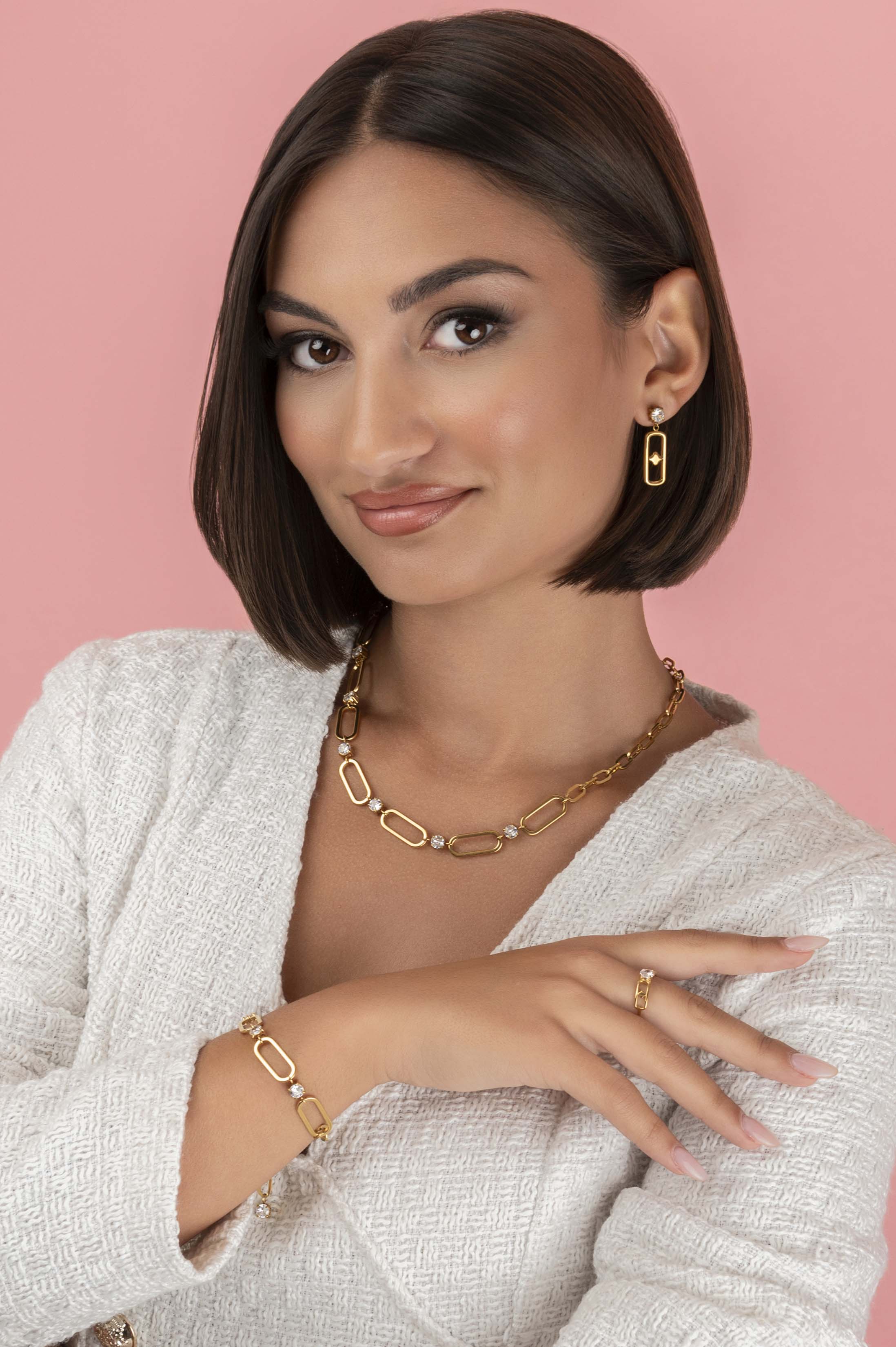 Brillantina Link Ring