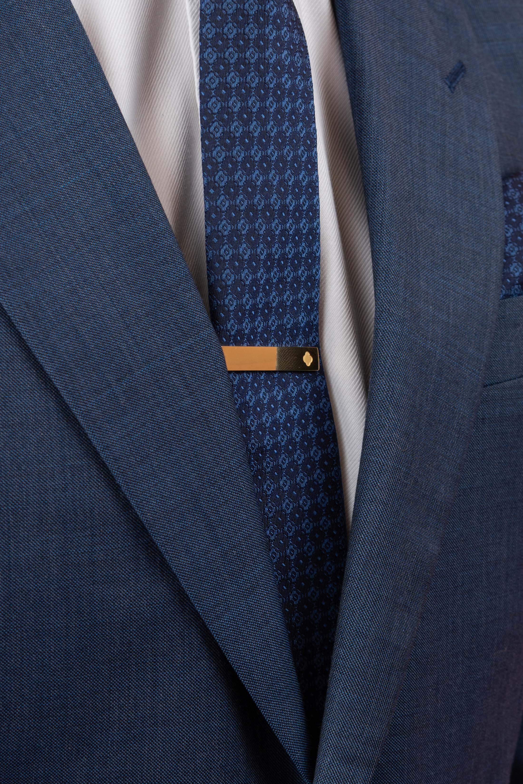 Carisma Blue Signature Tie & Pocket Square